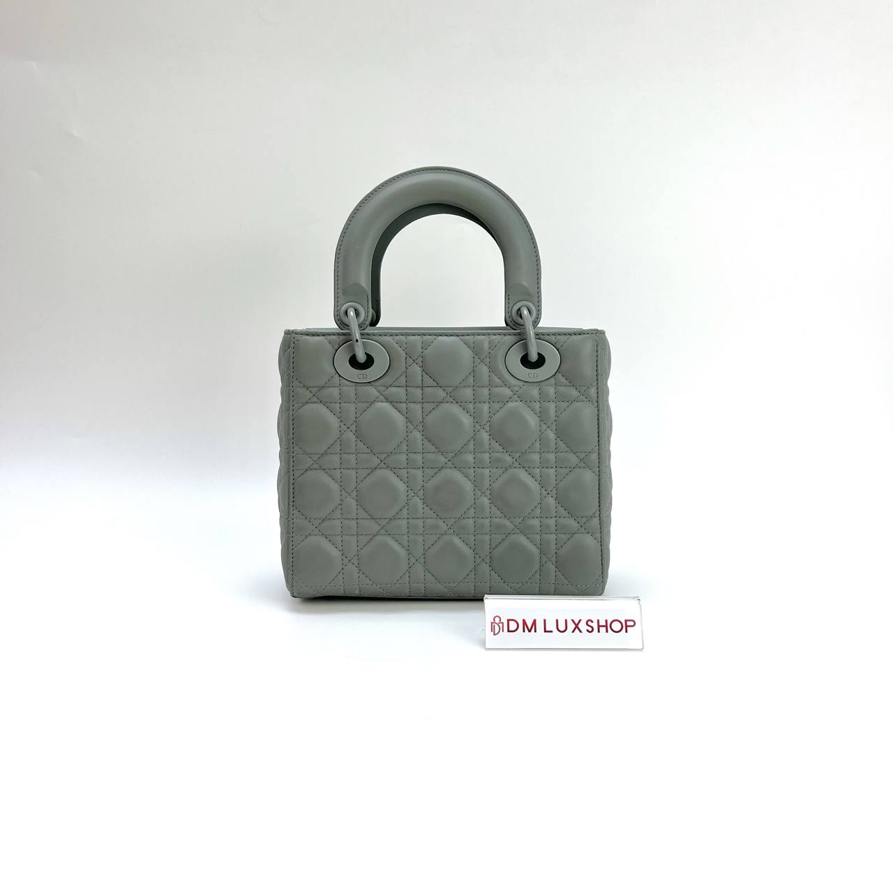 Dior Lady Dior Matte Gray Small