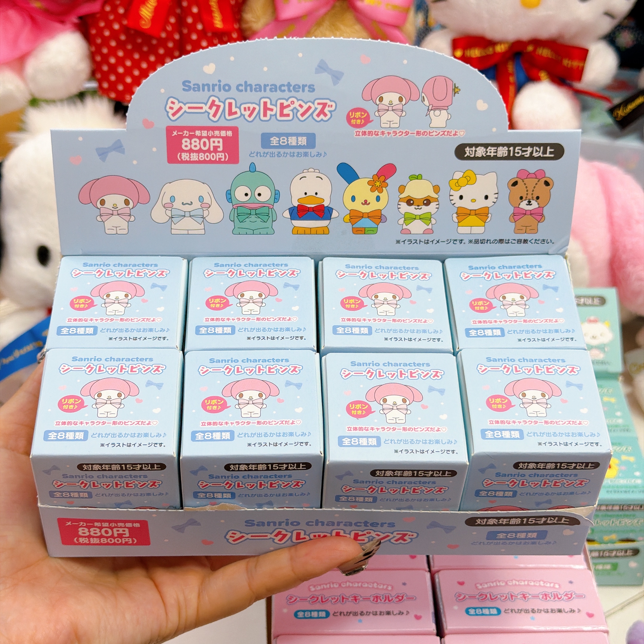 日本直送Sanrio 2026大賞系列公仔/扣針盲盒（隨機抽出