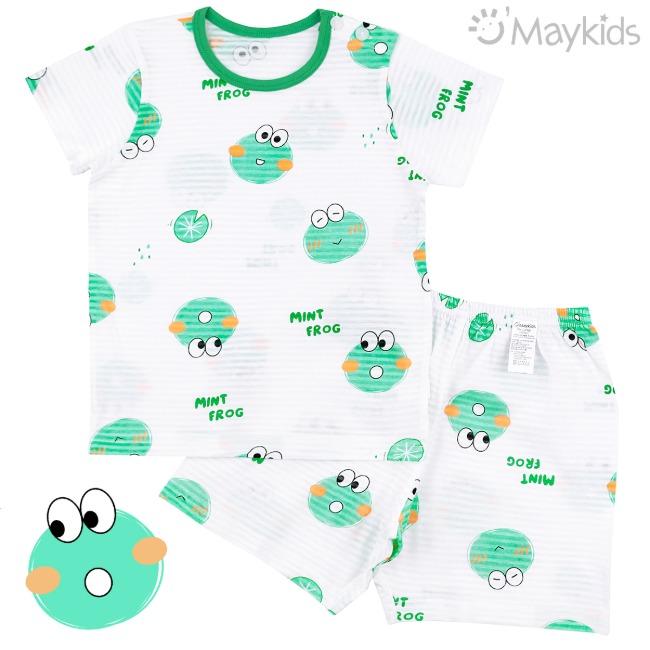 Maykids 5分袖家居服 (點點小青蛙)