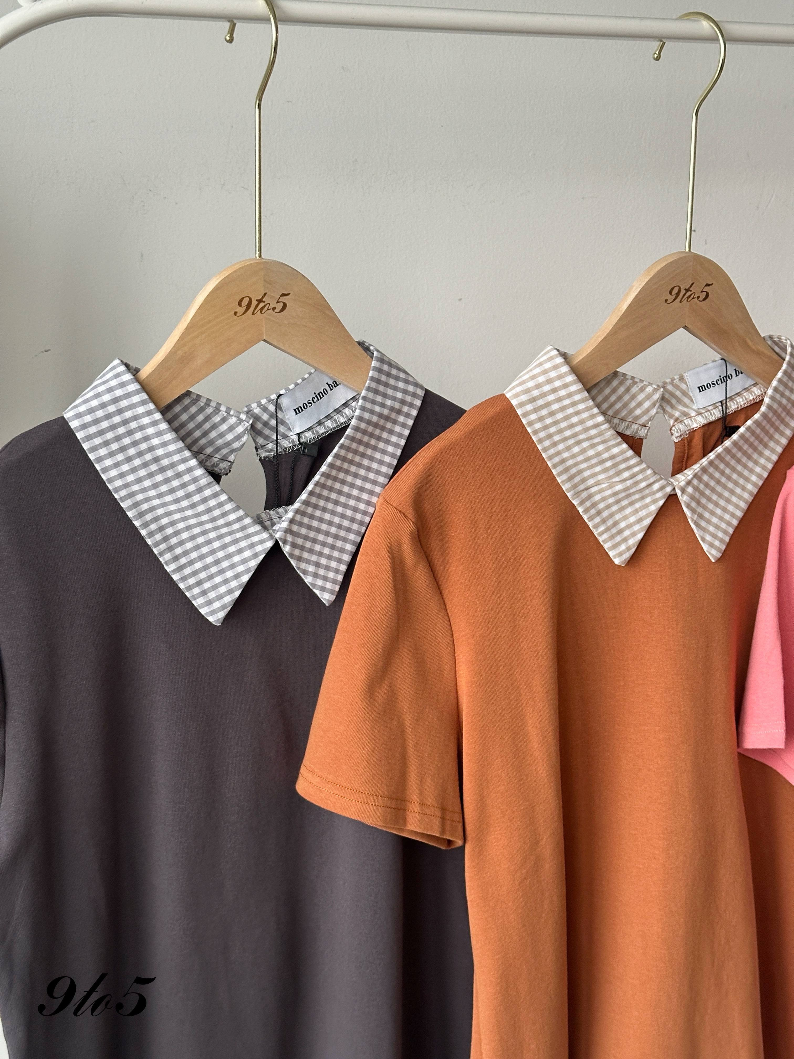 T4200 Checker Collar Polo Tee - 3 Colors 