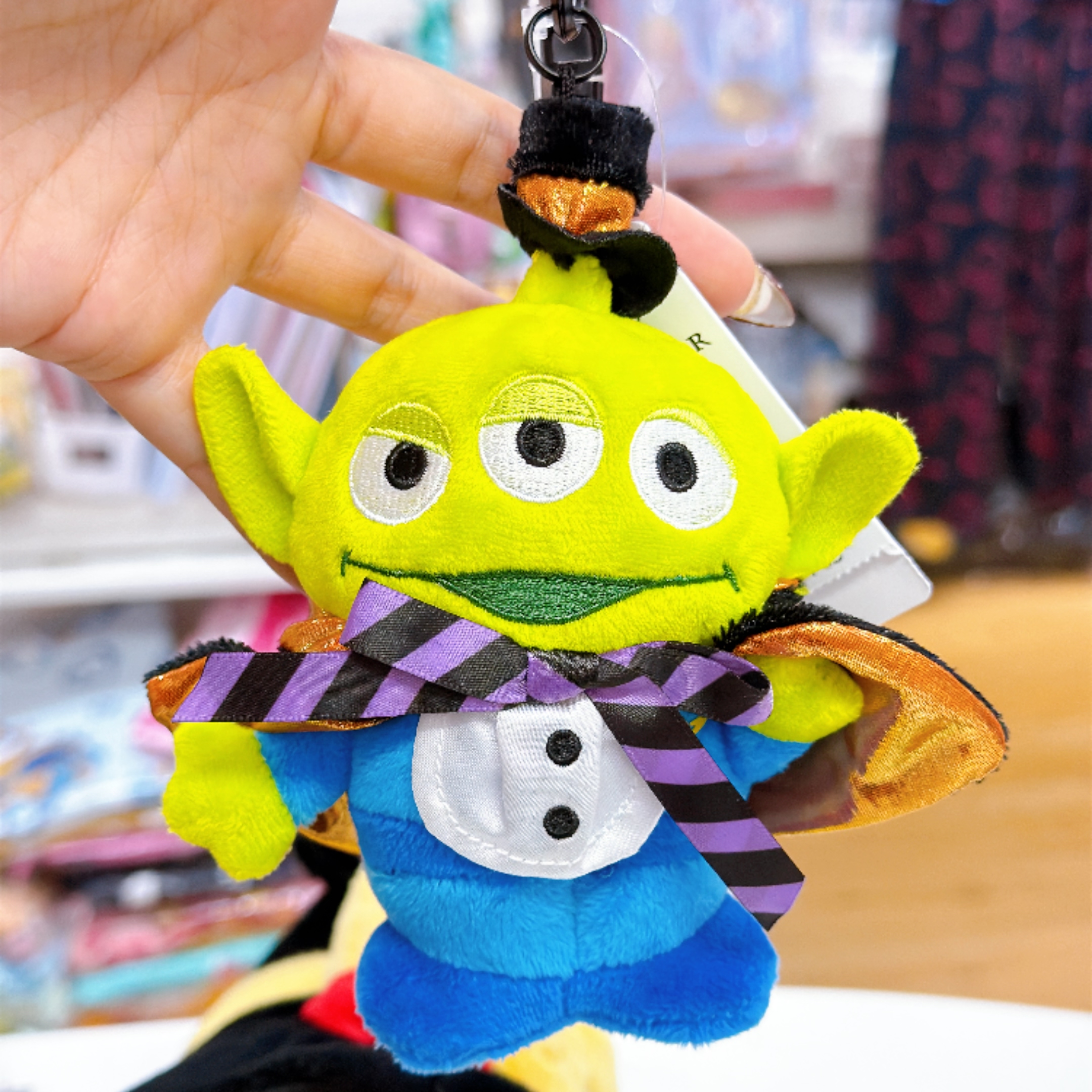 日本直送東京迪士尼Halloween系列三眼仔公仔掛飾