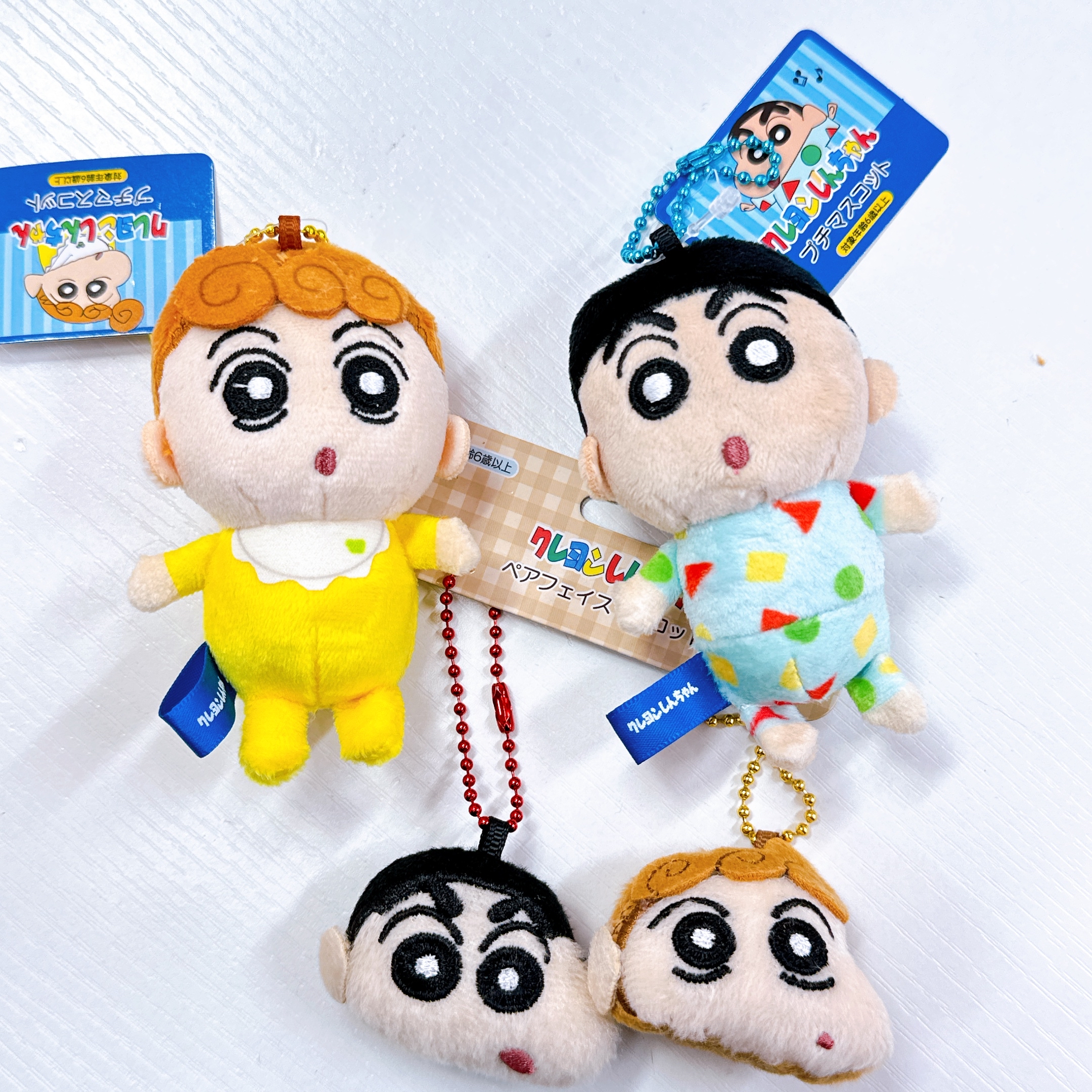 日本直送蠟筆小新 公仔鎖匙扣掛飾 