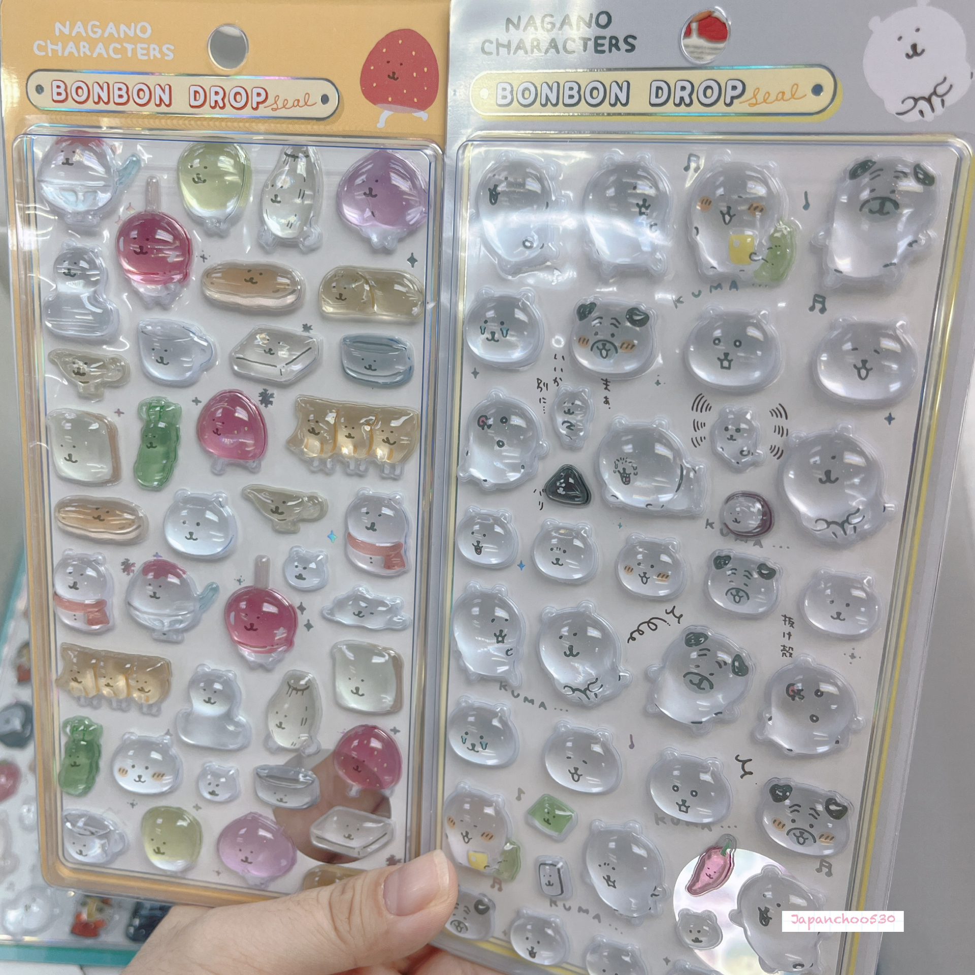 日本現貨📍Joke Bear得意造型立體水晶貼紙