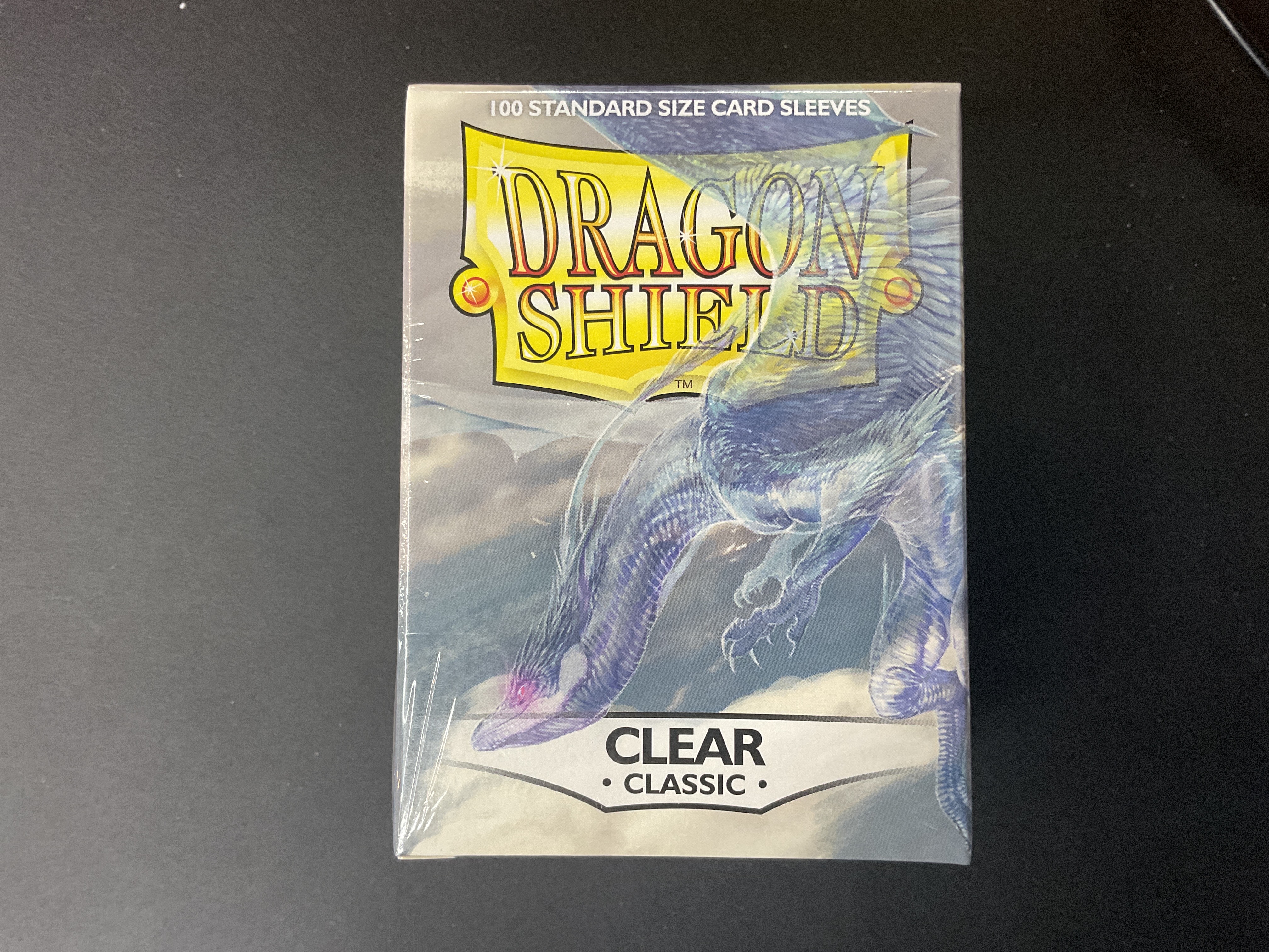 Dragon Shield 100 - Standard Deck Protector Sleeves - Clear Classic - AT-10001 