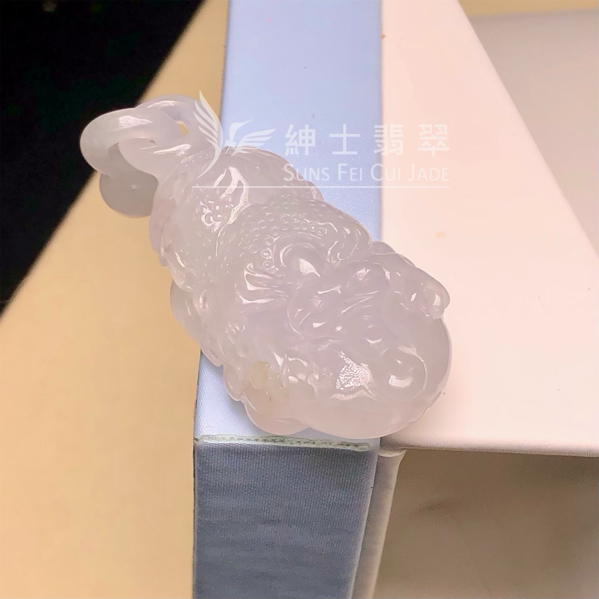 B07923 糯冰龍頭吊墜