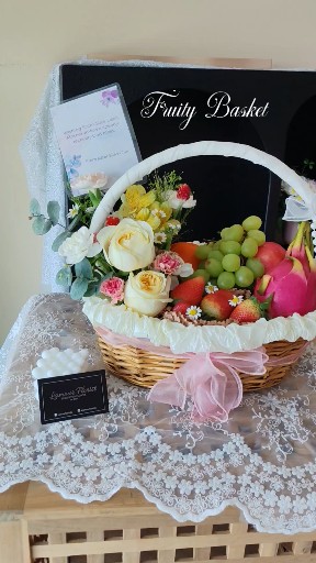 Fruity Fresh Flower Basket