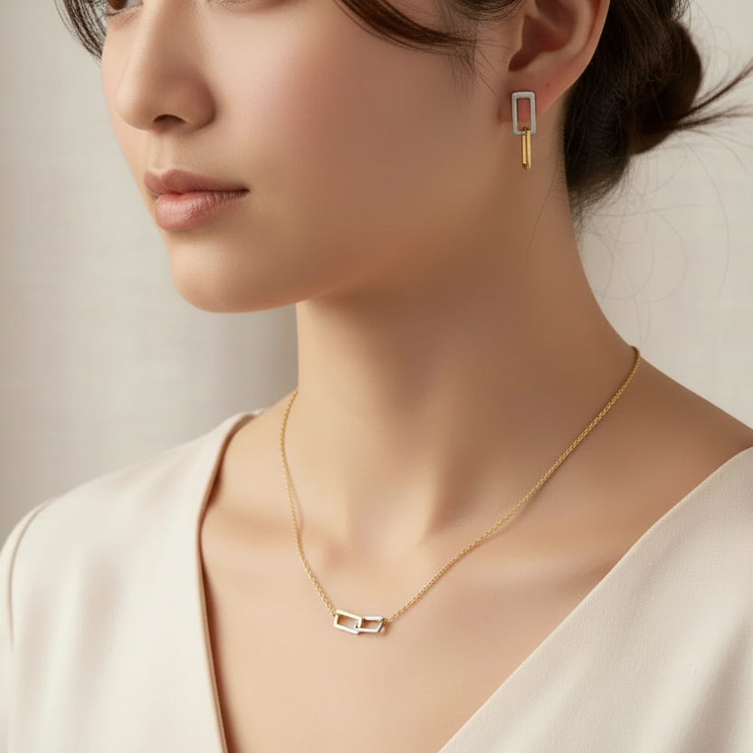 Boccia Titanium 08092-02 鈦金屬 / 鍍金項鍊 