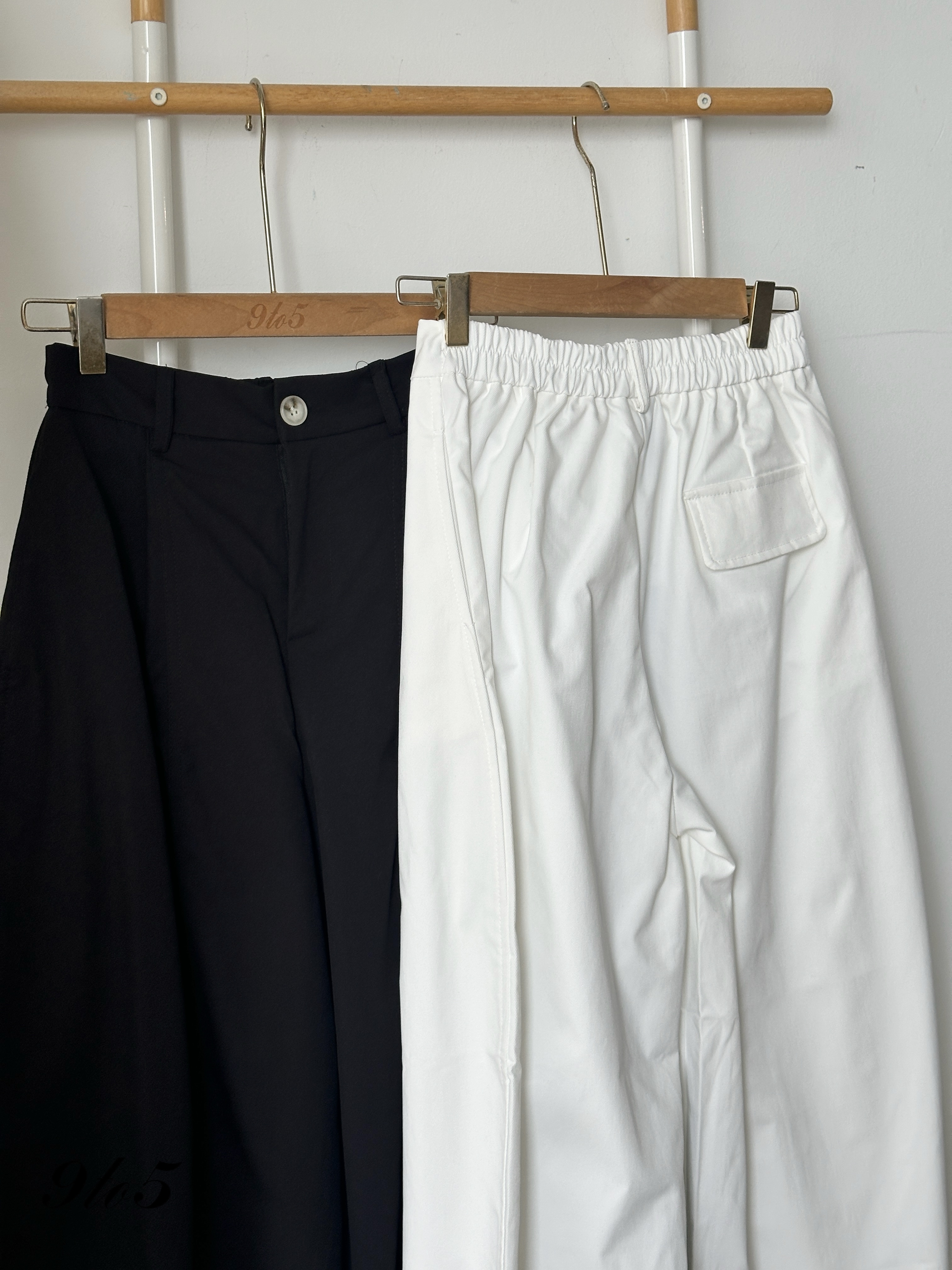 S1841 Long Curved Pants - 3 Colors 