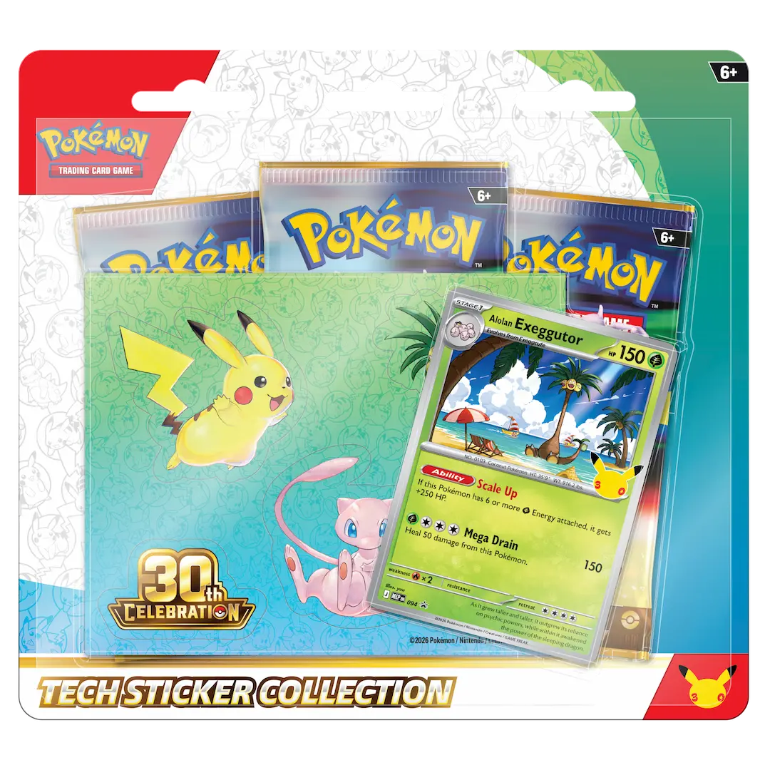 Pokémon TCG: 30th Celebration Tech Sticker Collection