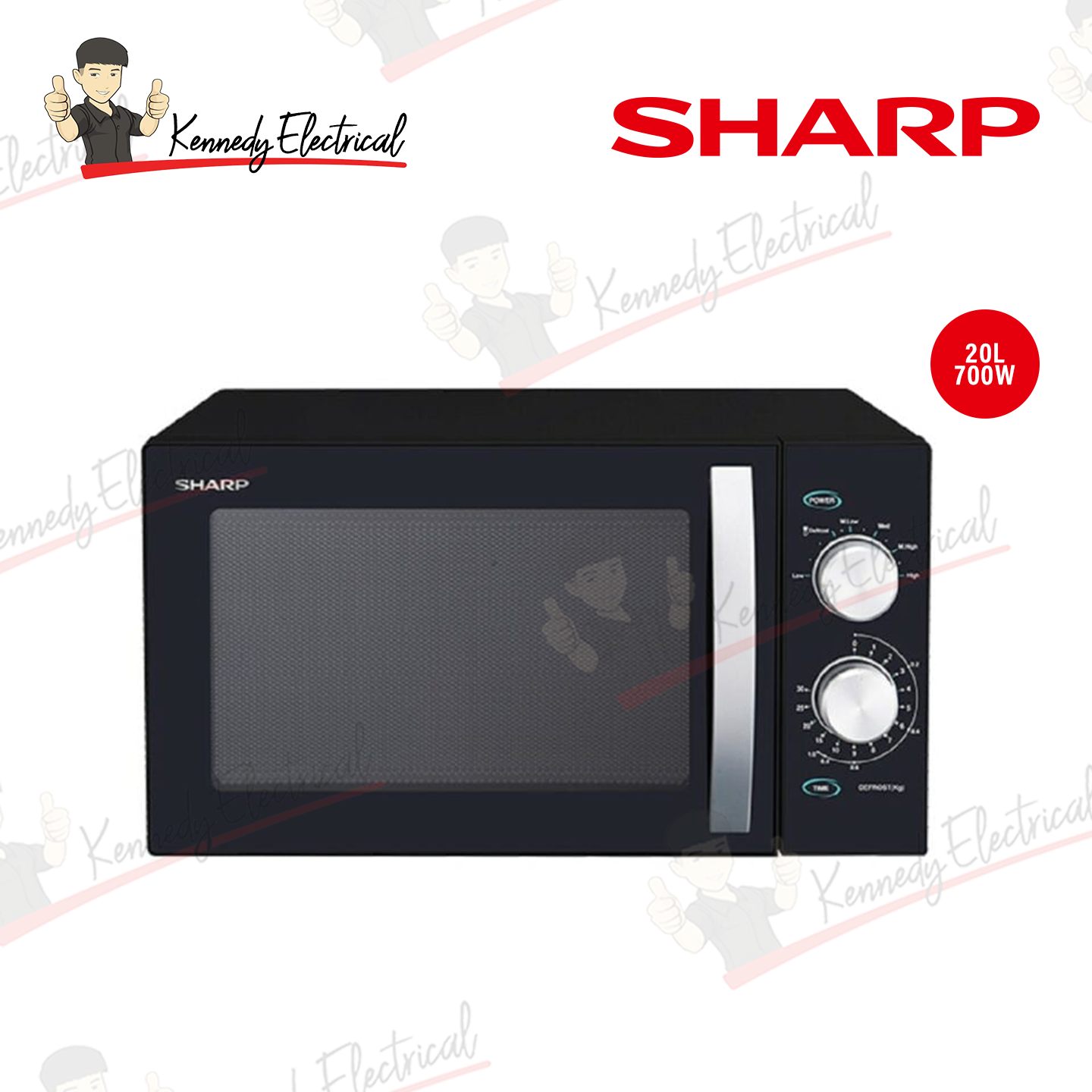 Sharp 20L Mechanical Microwave Oven (R219EK)