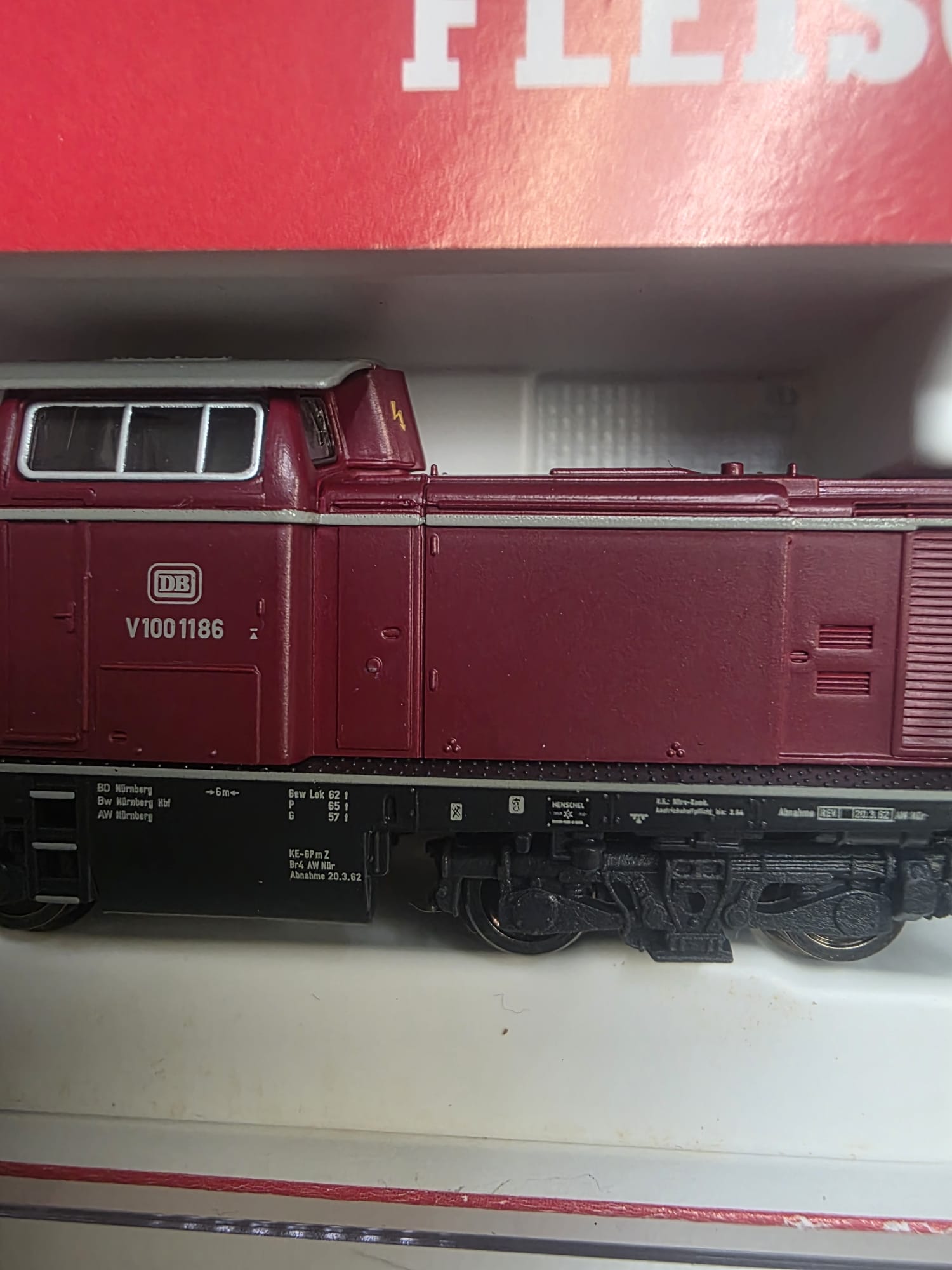 🚂 絕版經典！FLEISCHMANN 723006 V100 N規機車