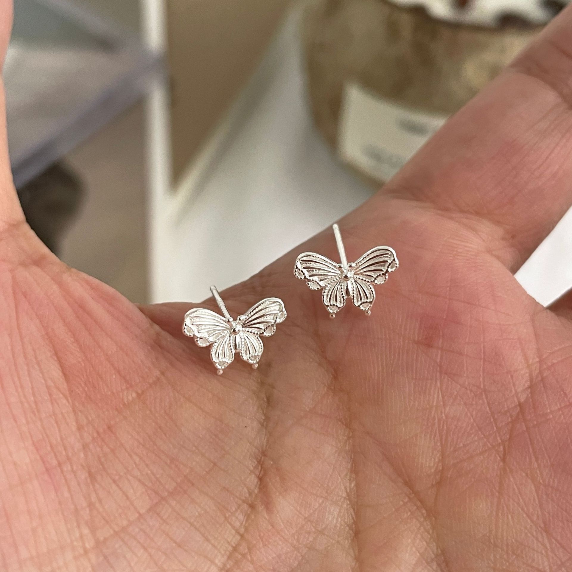 小清新蝴蝶耳钉