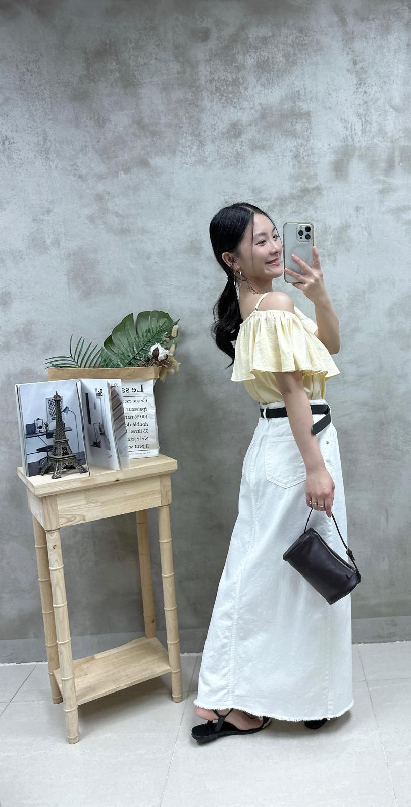 T08 兩著ruffle Top