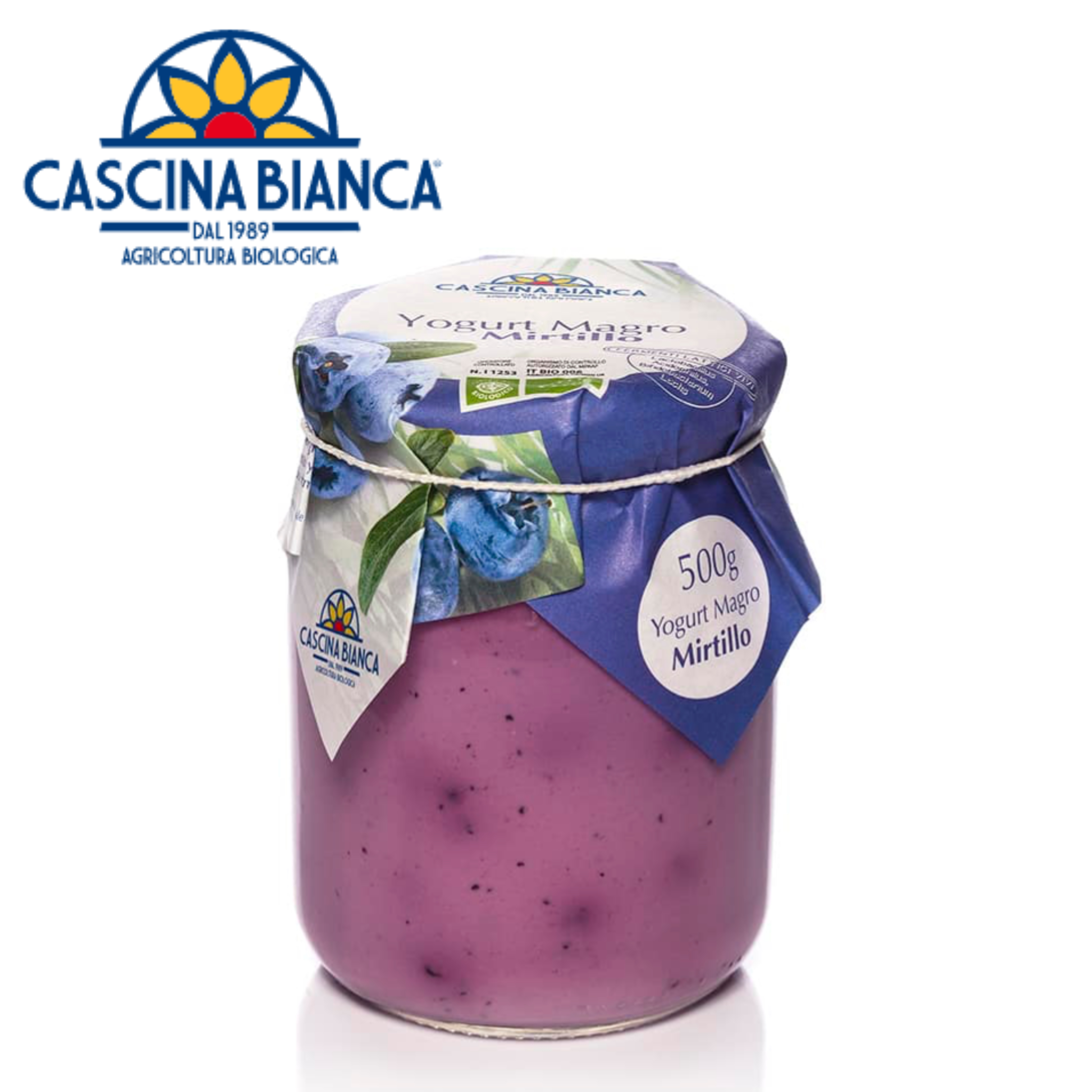 💧意大利 有機藍莓低脂乳酪 Italy Cascina Bianca Organic Low Fat Blueberry Yogurt