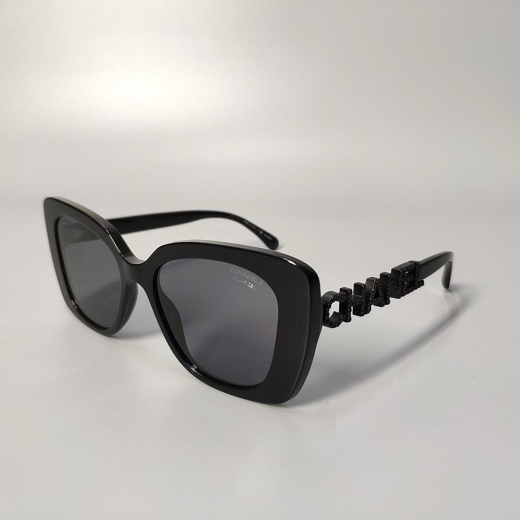 現貨✨🫶🏻熱賣款🪩Chanel 黑色小閃石太陽眼鏡