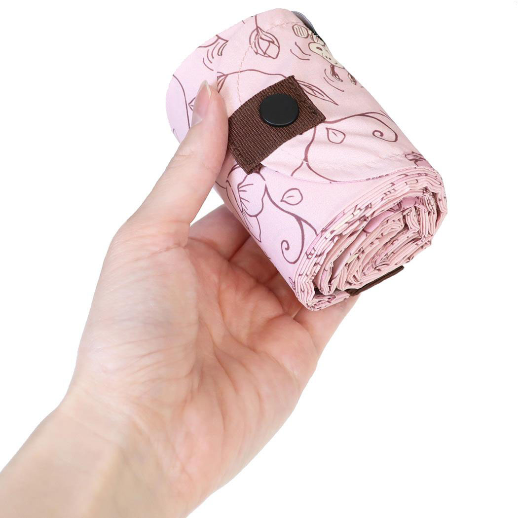現貨｜Snoopy 日本 Shupatto Compact Bag 可摺 環保袋 M Size (花朵圖案 SPZ-4367)