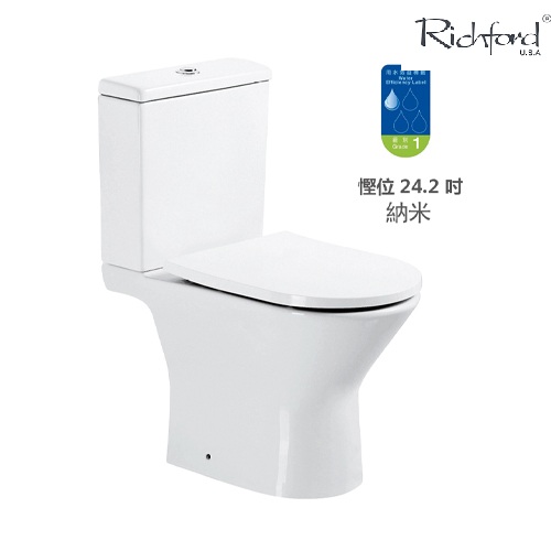 Richford  R690 Rimless 24吋 納米 自由咀座廁 