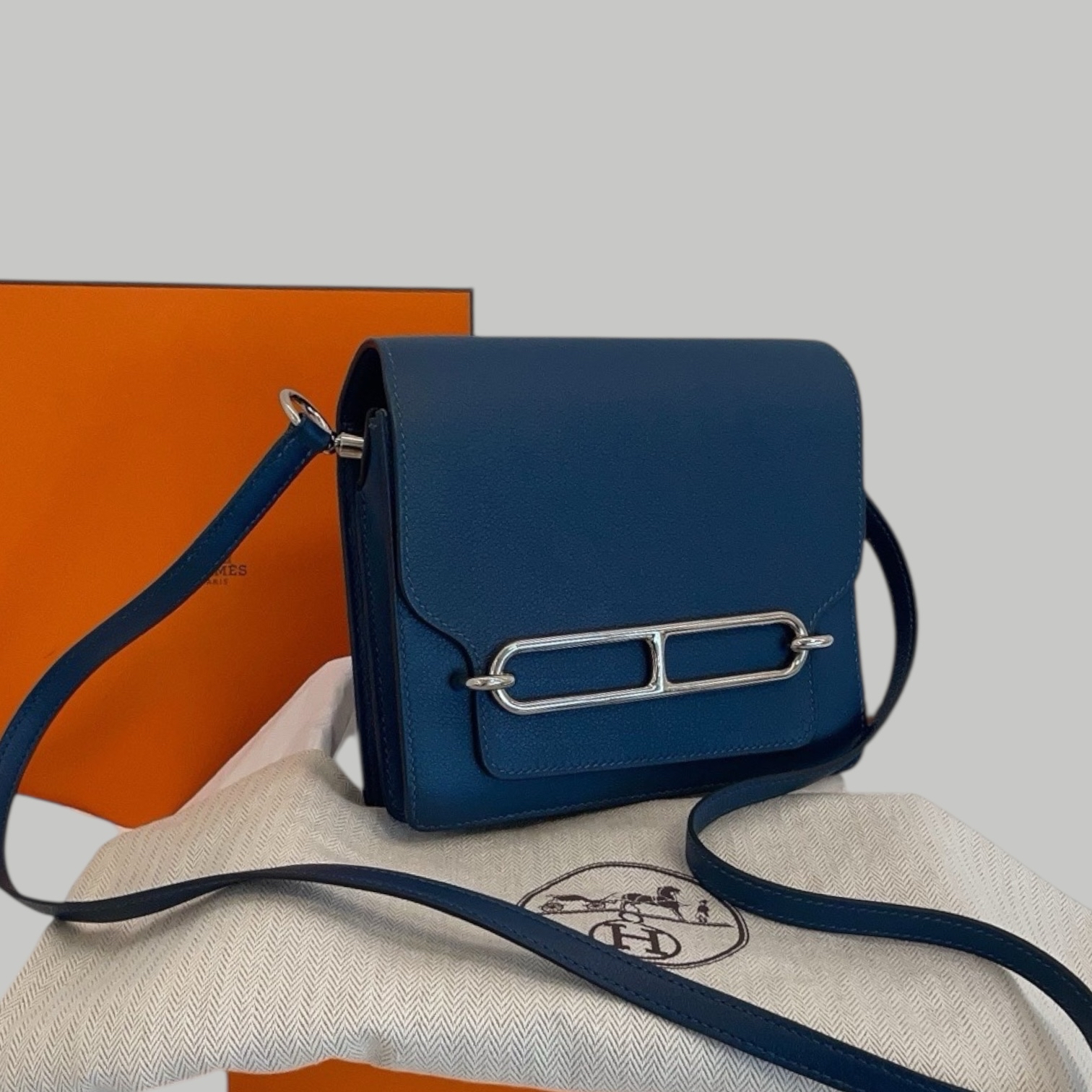 Hermes Roulis19 銀扣