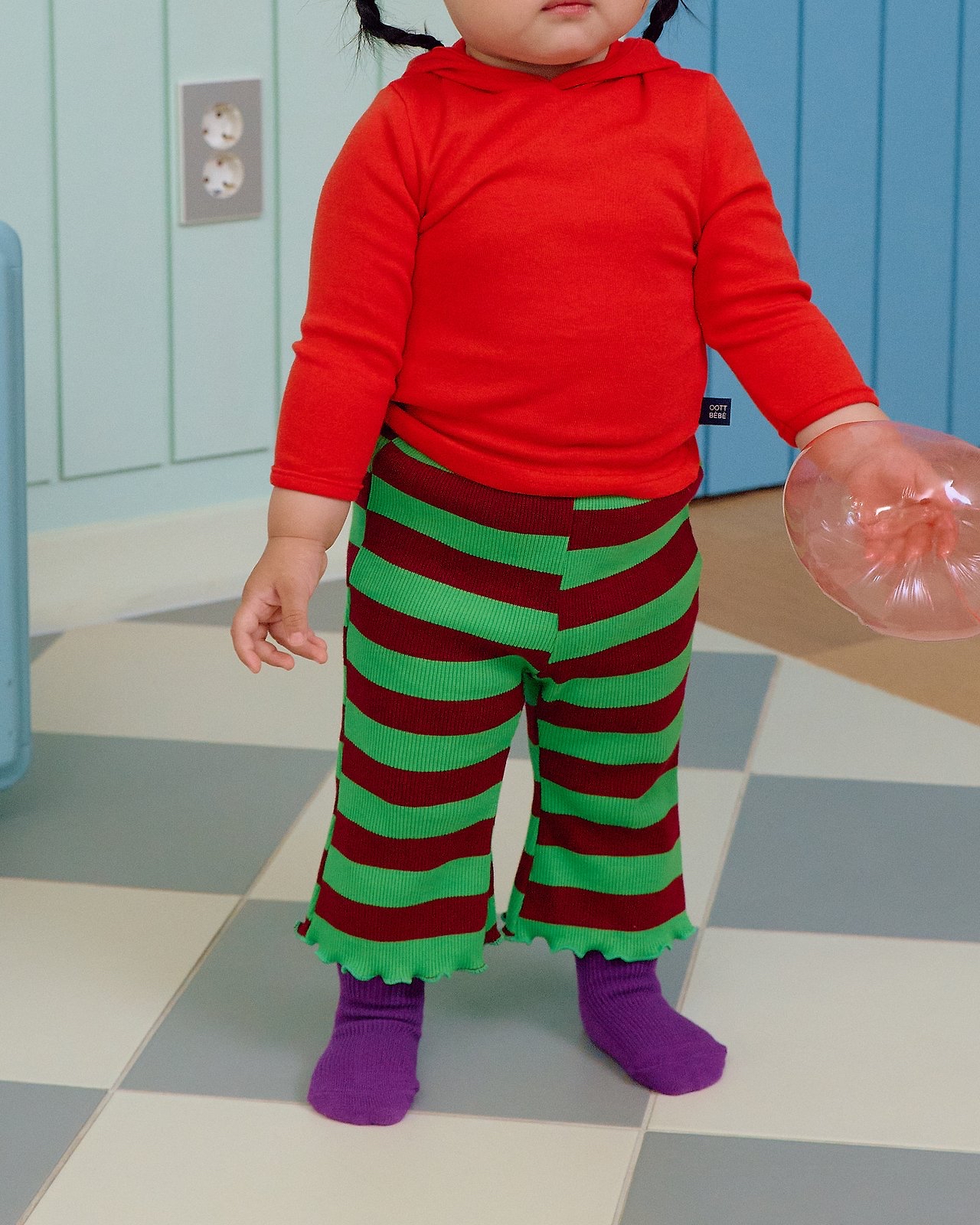 OOTT | Kitsch Pop Ribbed Bootcut