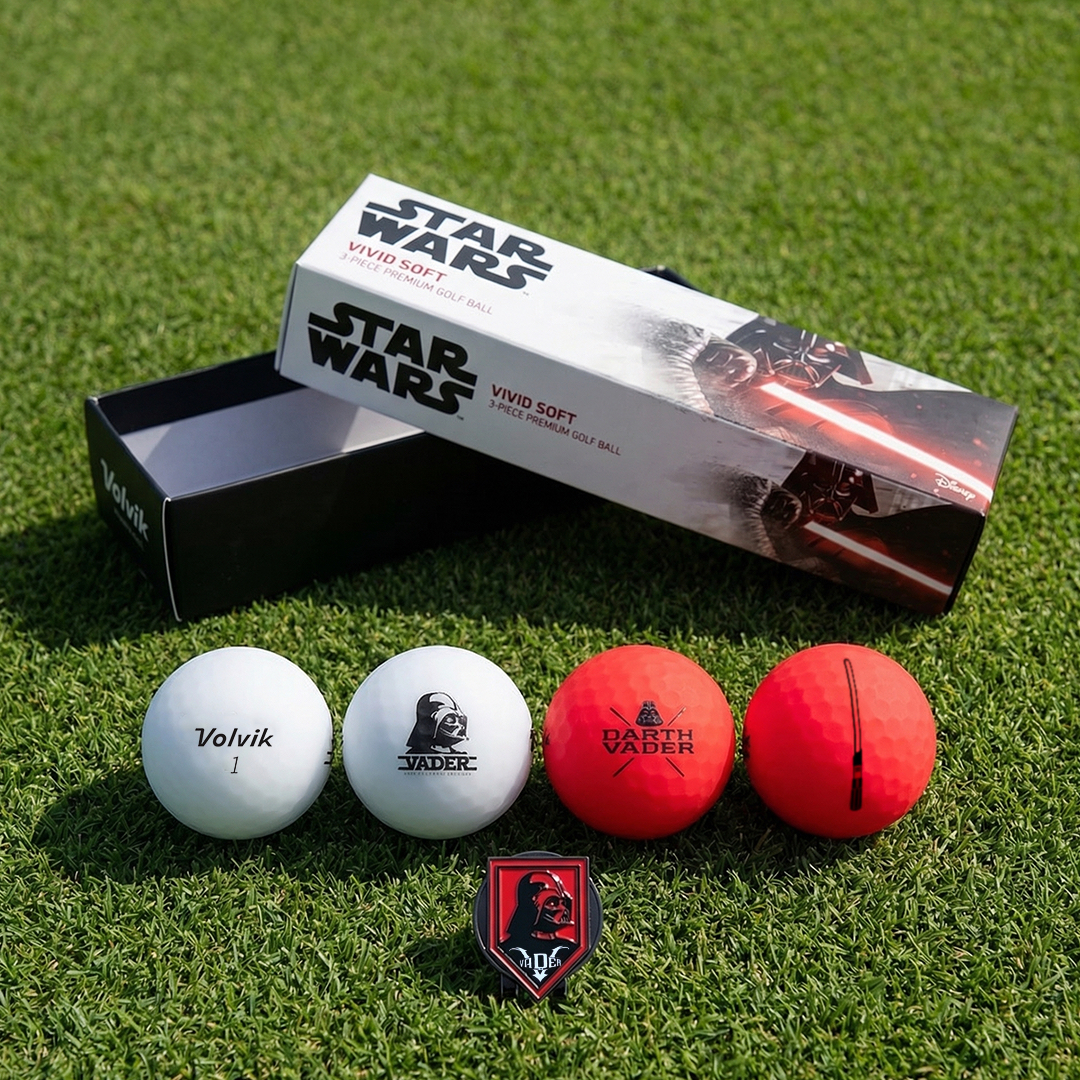 VOLVIK STAR WAR Darth Vader 禮盒 球標與帽夾 