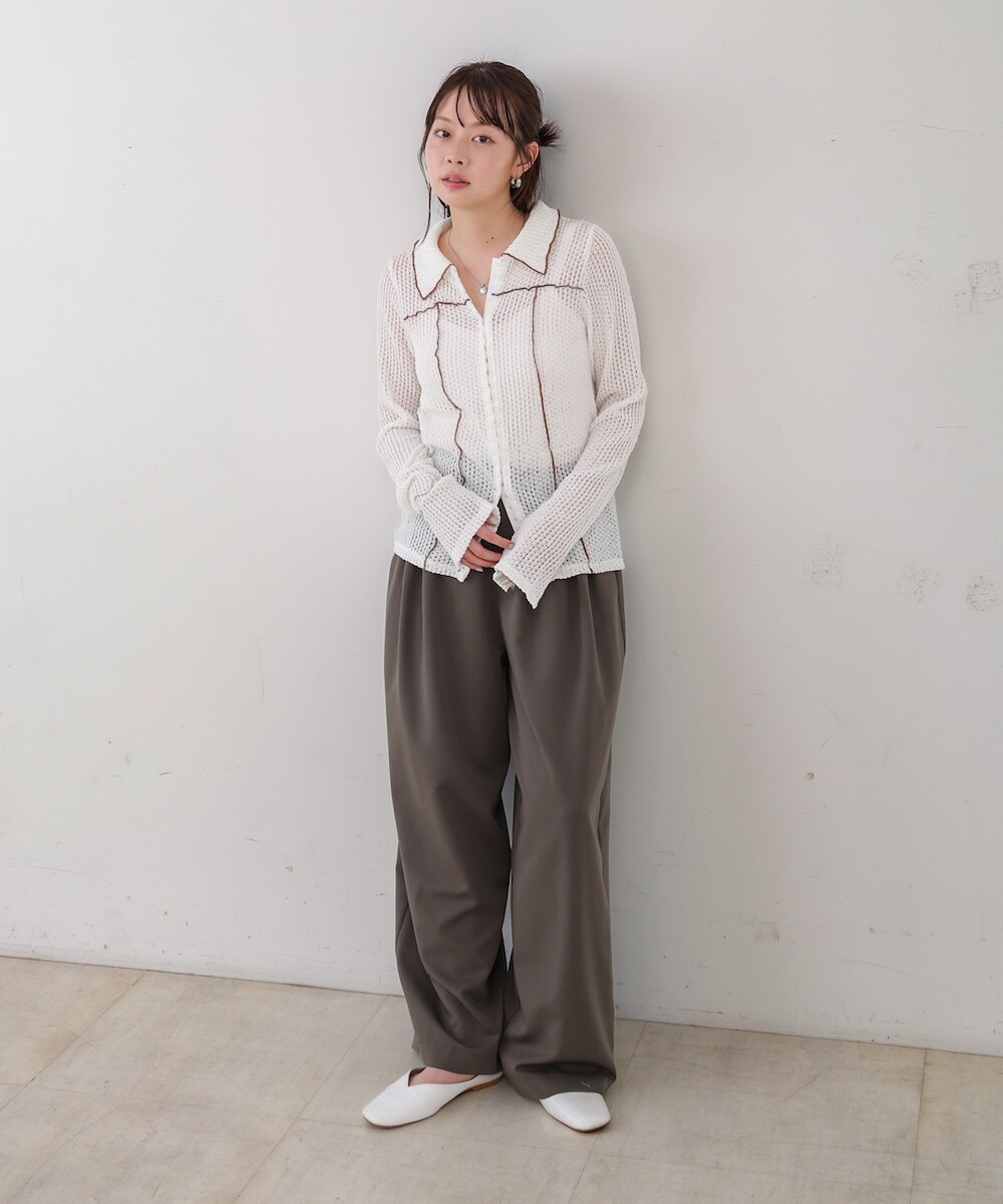 波紋洞洞薄長袖【JT025】