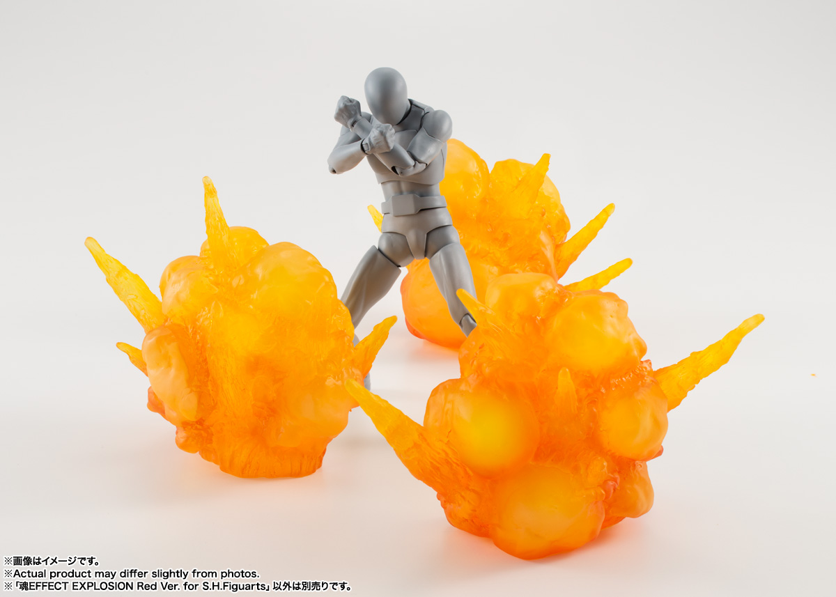 (預訂訂金 $100) (總價 $141) Bandai 魂EFFECT 爆炸特效 EXPLOSION Red Ver. for S.H.Figuarts (行版)