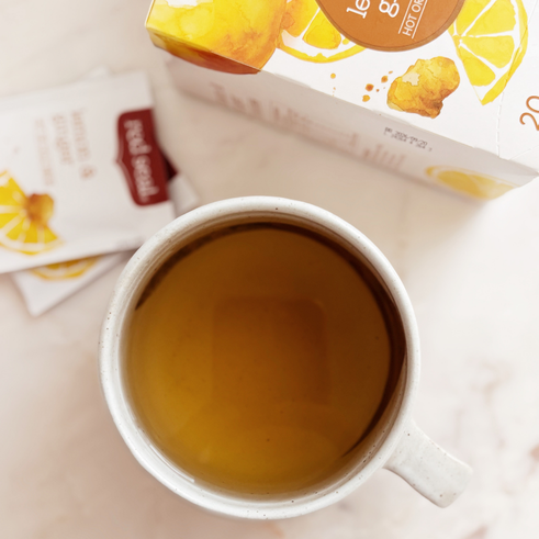 Red Seal 冷泡熱泡水果茶 - 檸檬薑 20茶包 Red Seal Lemon & Ginger Hot or Cold Brew 20Teabags