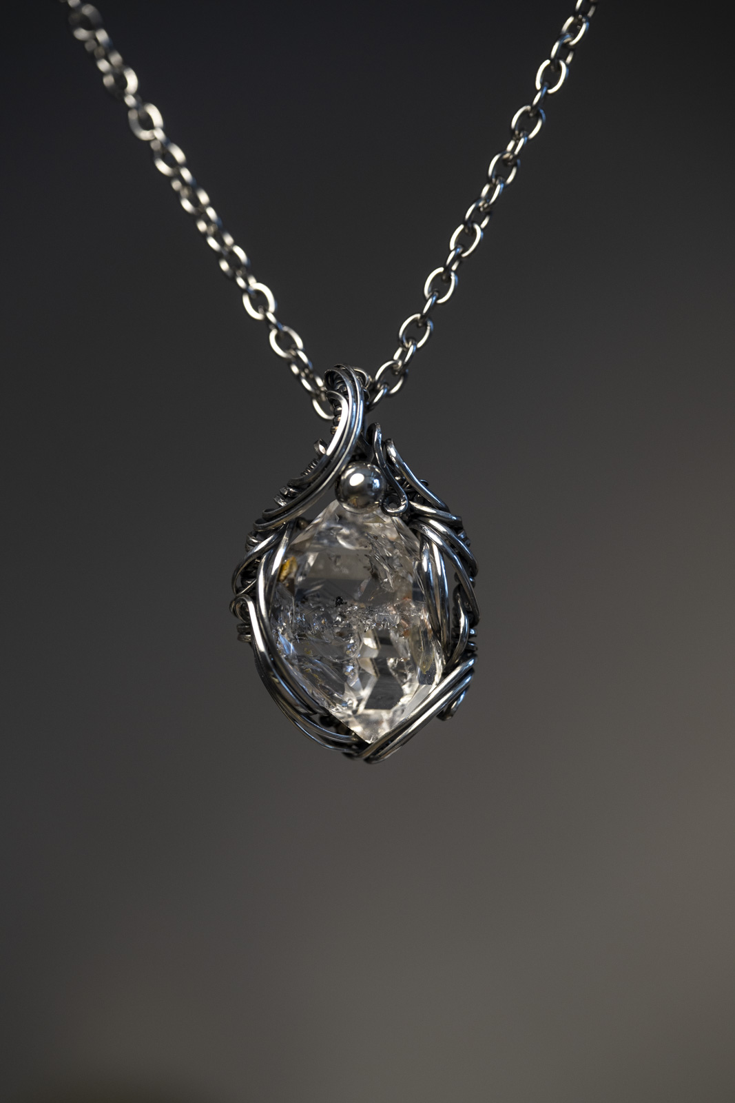 WAS 閃靈鑽頸鏈 - Herkimer Diamond Pendant