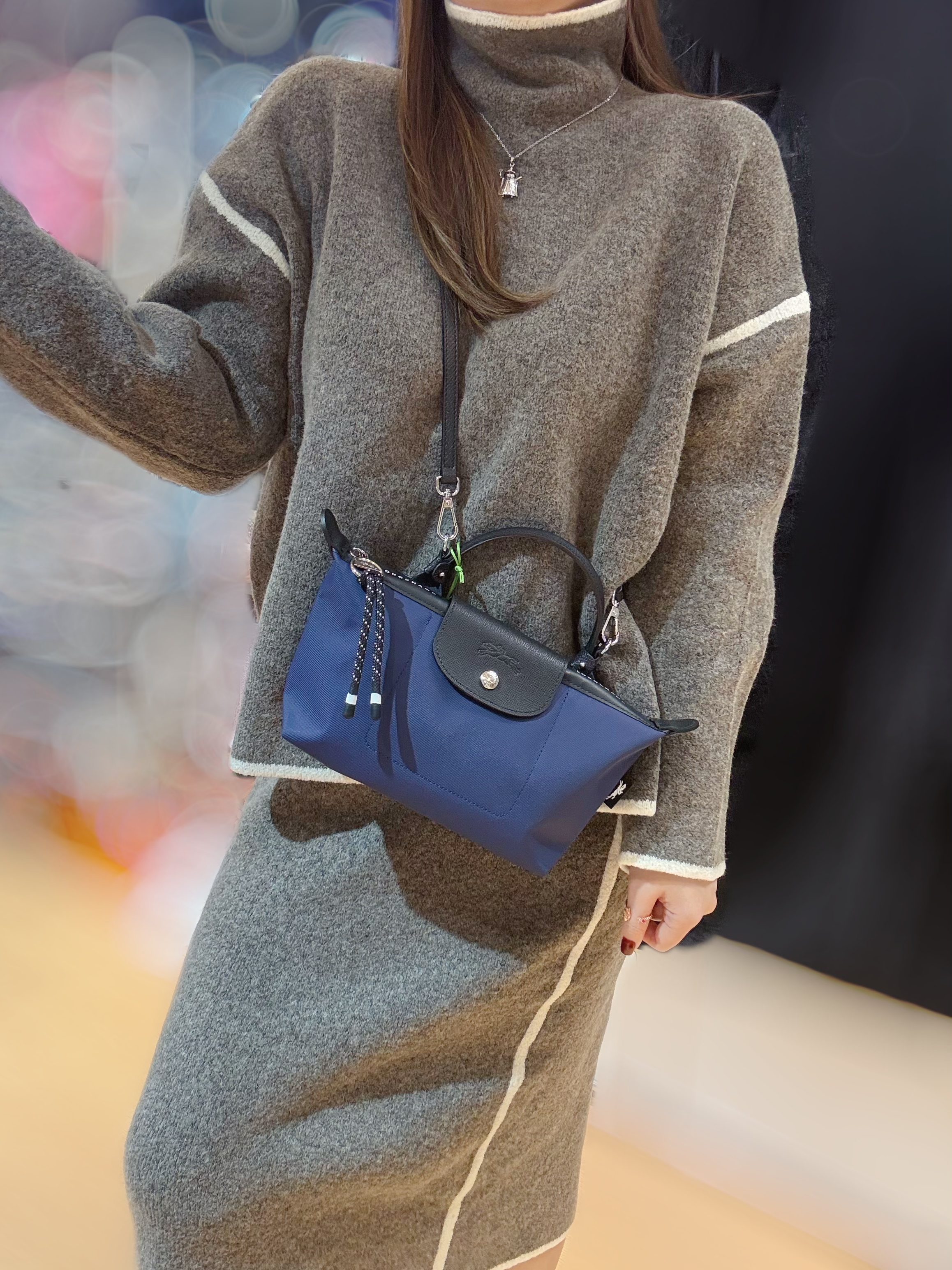 Longchamp energy pouch navy