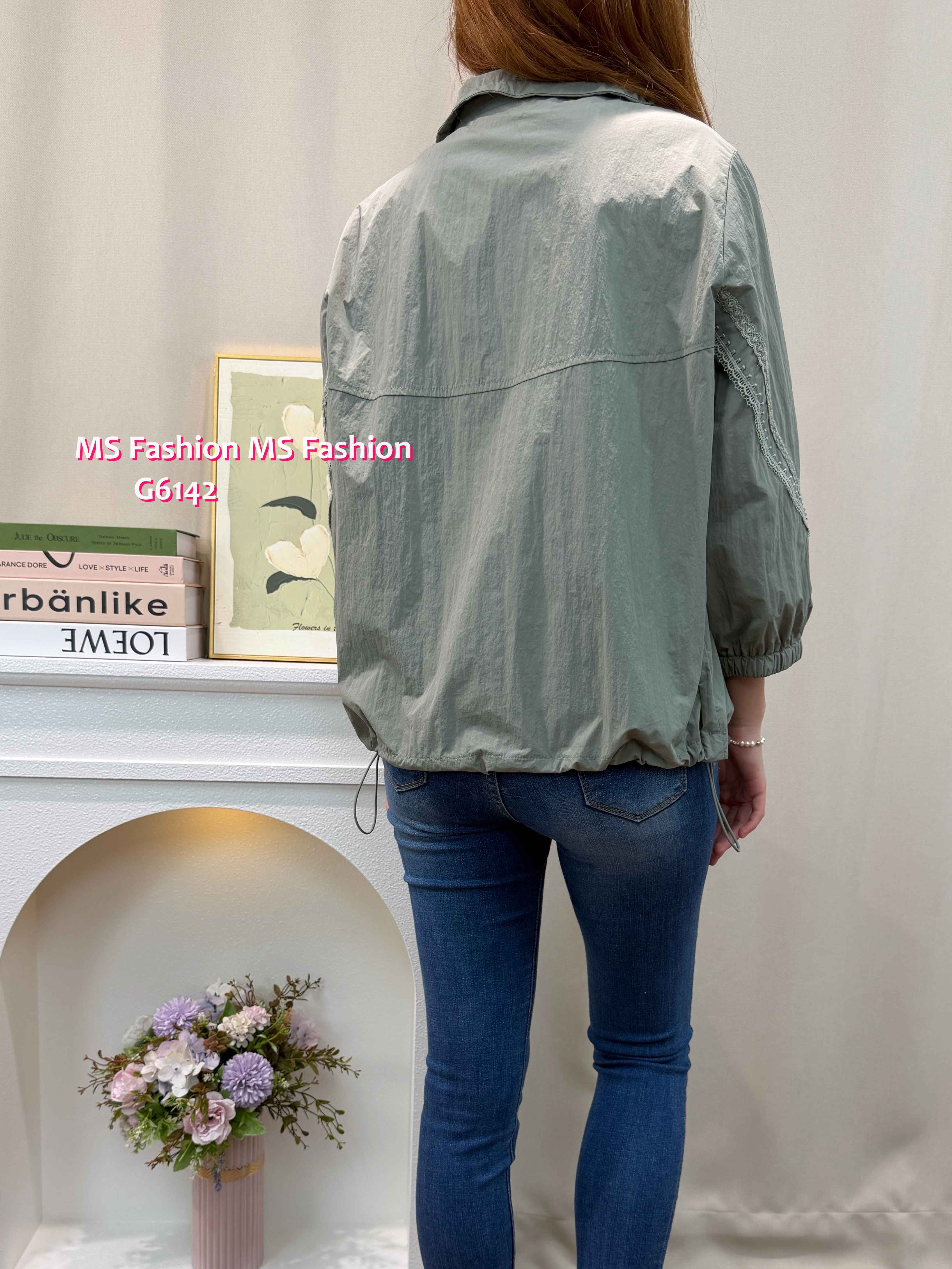 G6142 韓國🇰🇷薄料通花風褸