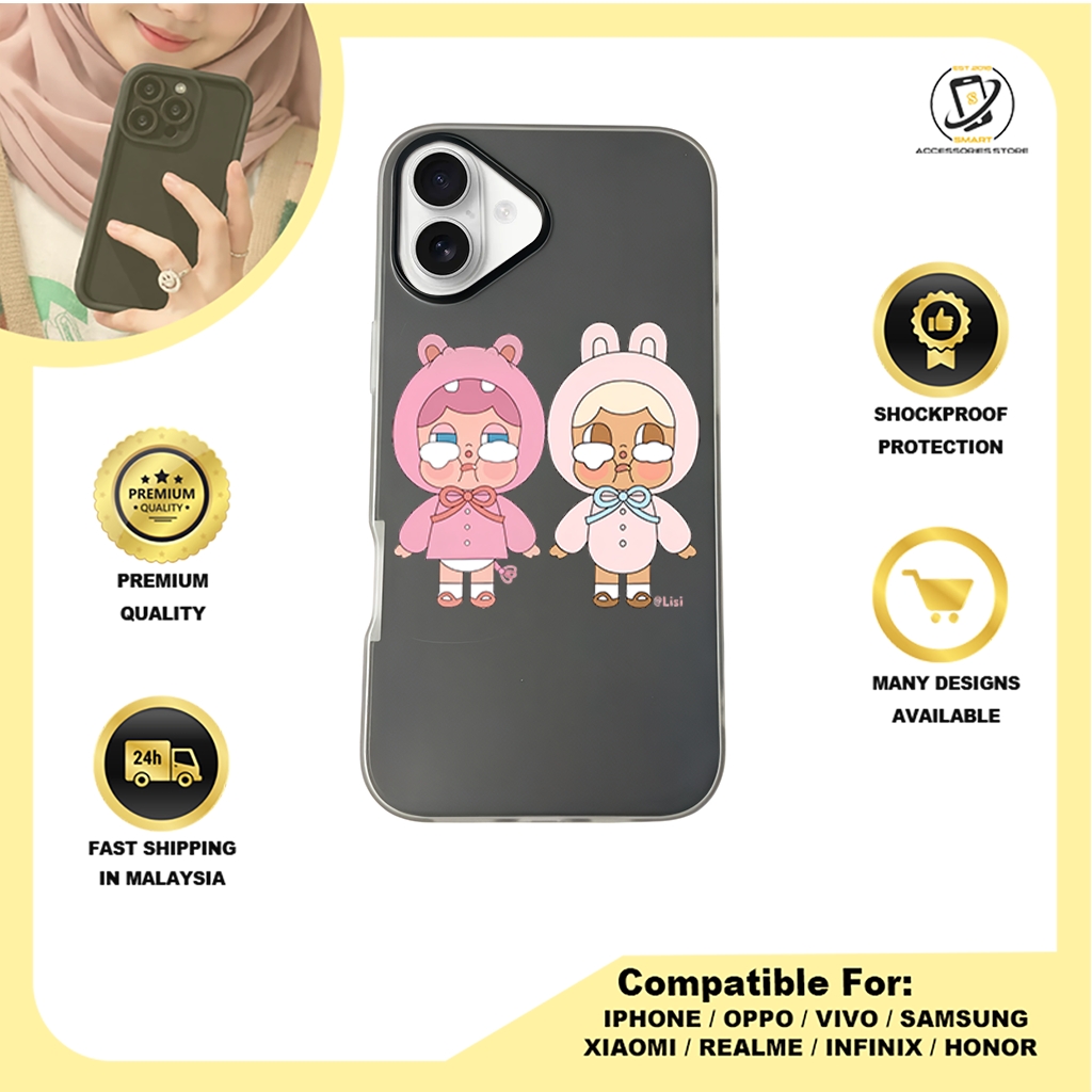 JELLY CASE PHONE FOR IPHONE - DESIGN CRYBABY A