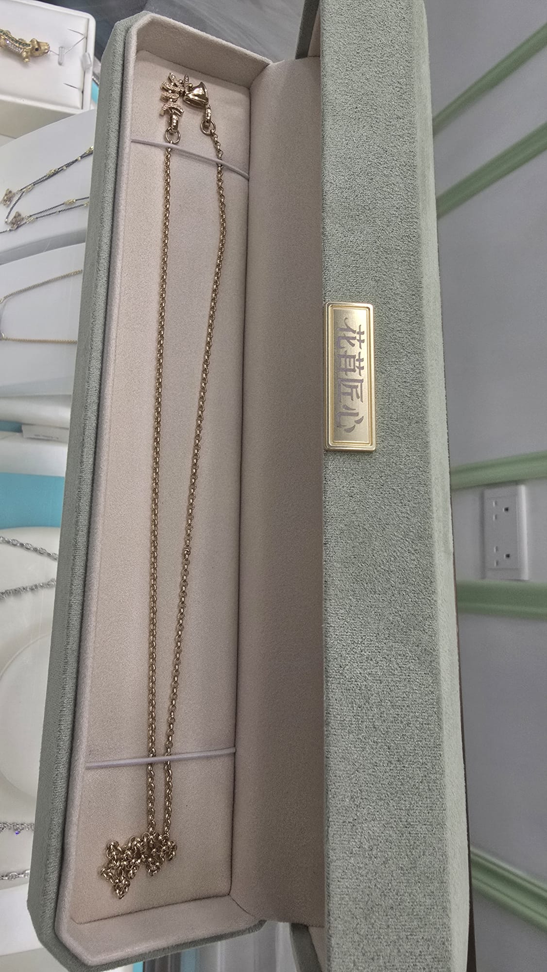 18K鑽石項鏈 G5g D0.1ct