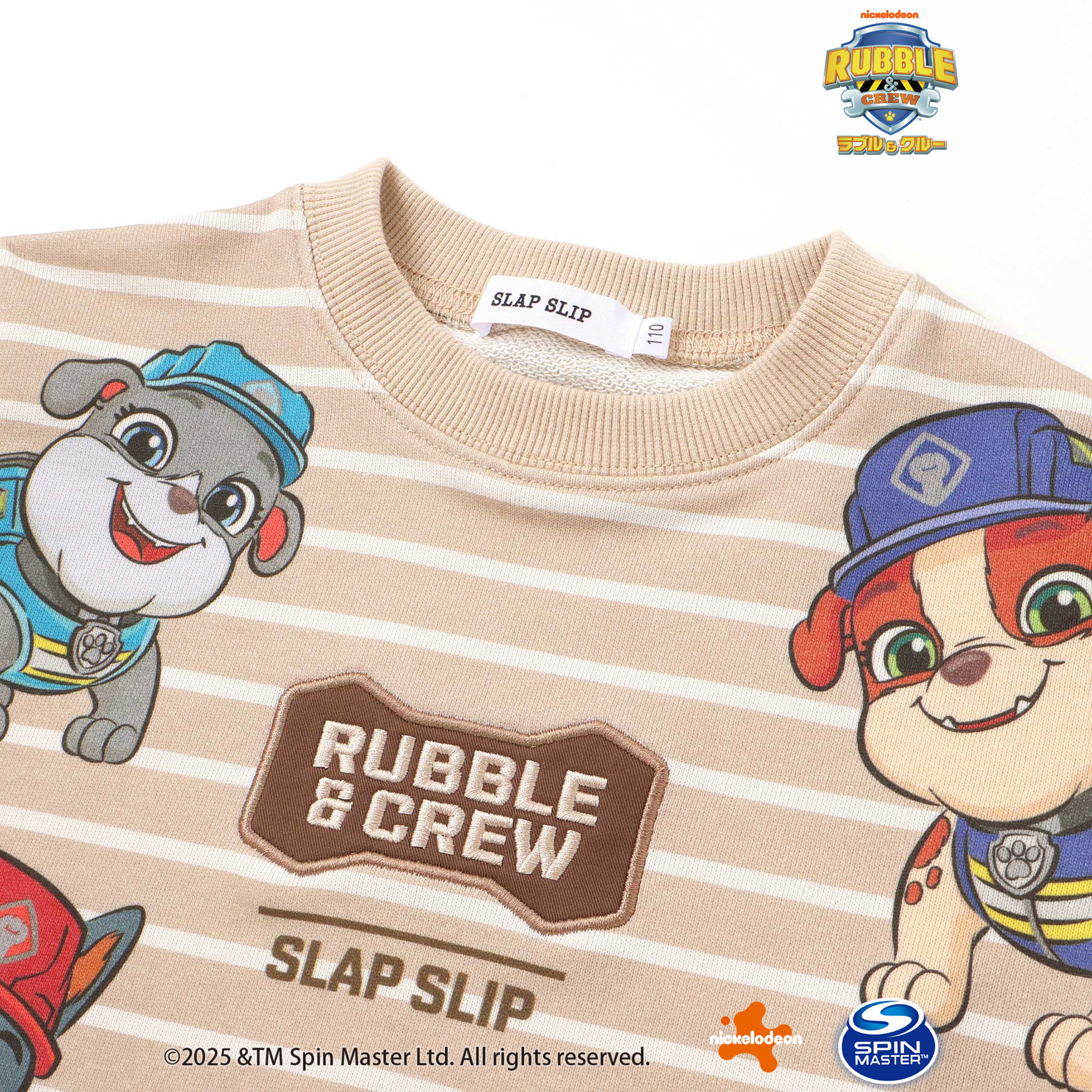 🆕【⭐訂購⭐】 🇯🇵日本直送 🌀SLAP SLIP x #PawPatrol 刺繡貼片 長袖TEE［2款選］🌀[ELCA-0144][260401]