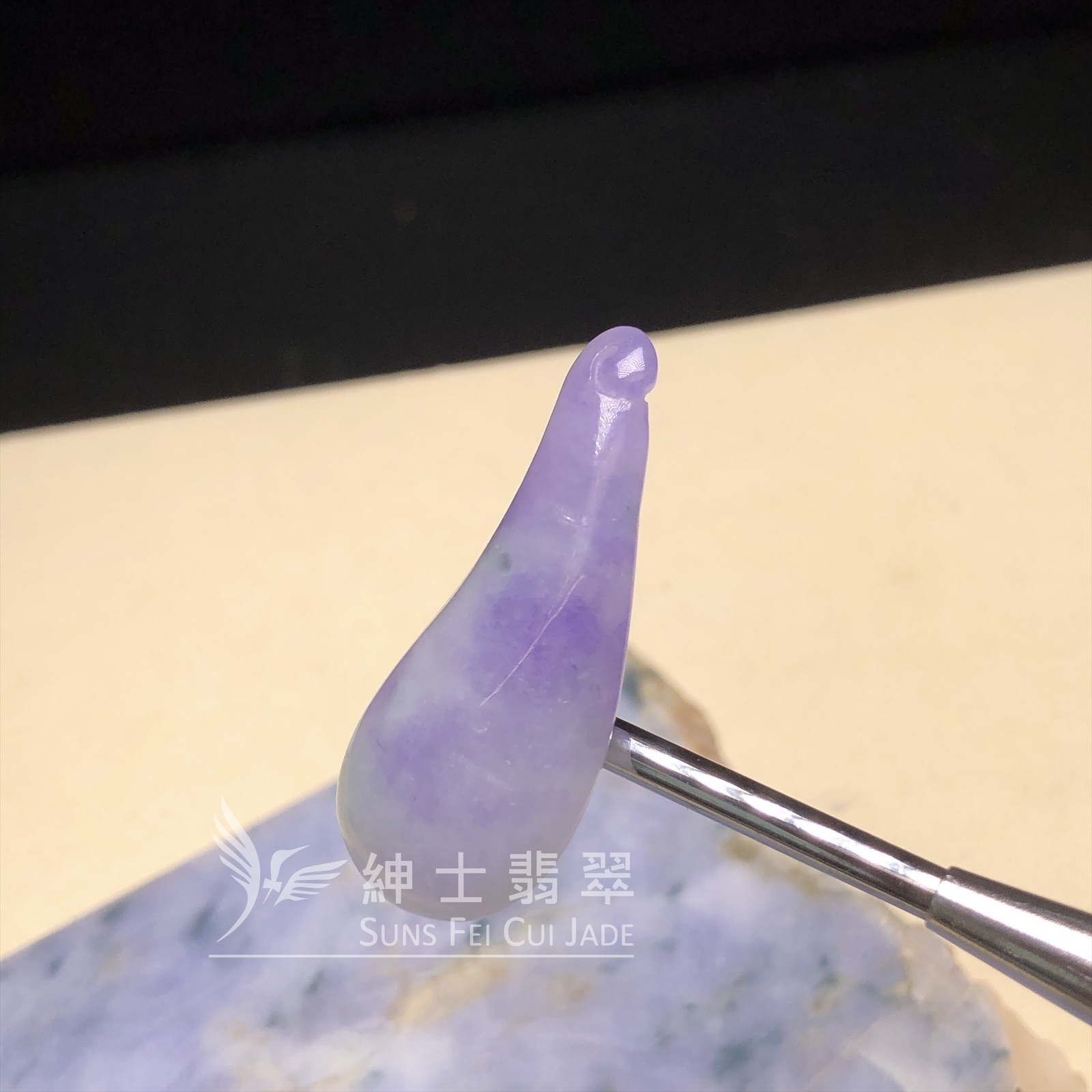 濃紫飄藍花福瓜  B08565