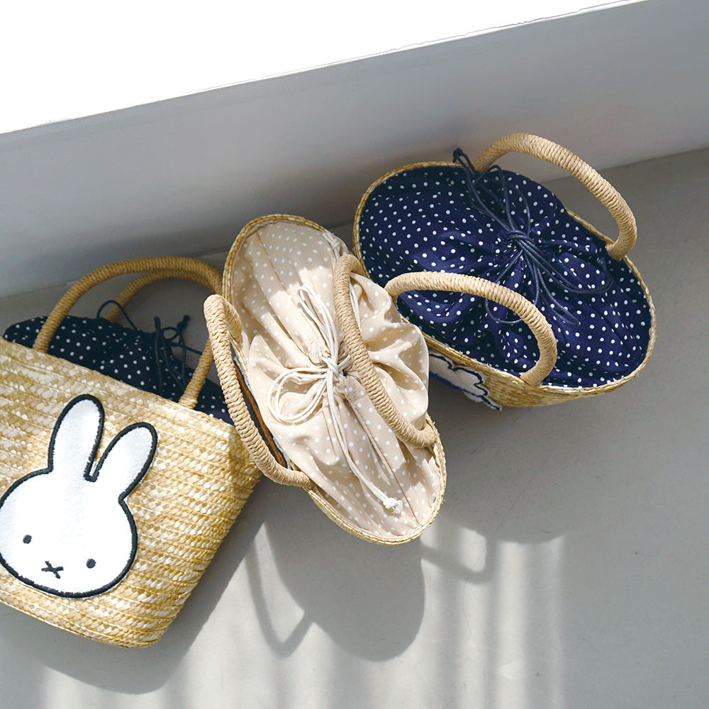 預購 miffy 2026 毛毛 草編籃子包