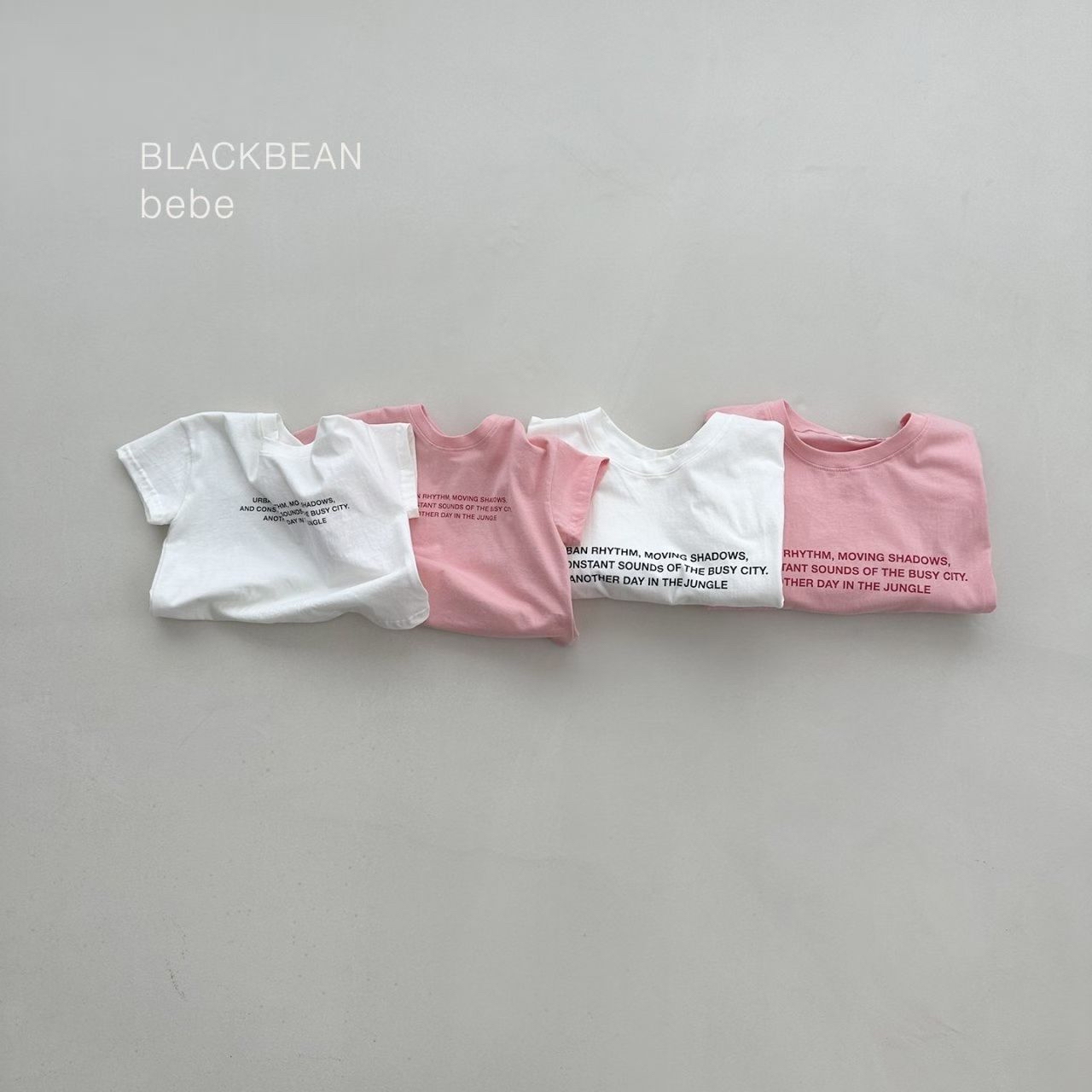 🇰🇷Blackbean&bebe tee親子
