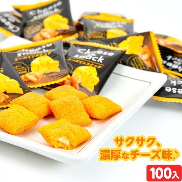 日本直送 Cheese In Snack 三重芝士夾心脆餅 (100粒裝)