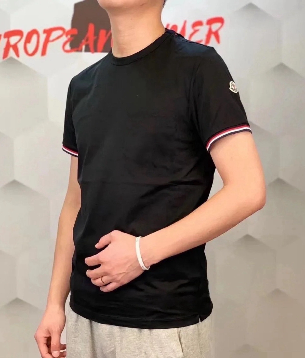 MONCLER Slim-Fit Logo T-shirt 