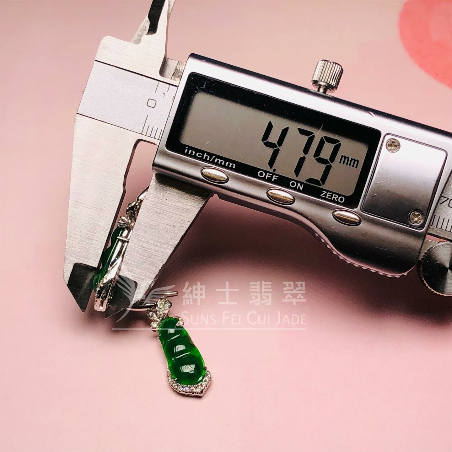 滿綠四季豆耳環