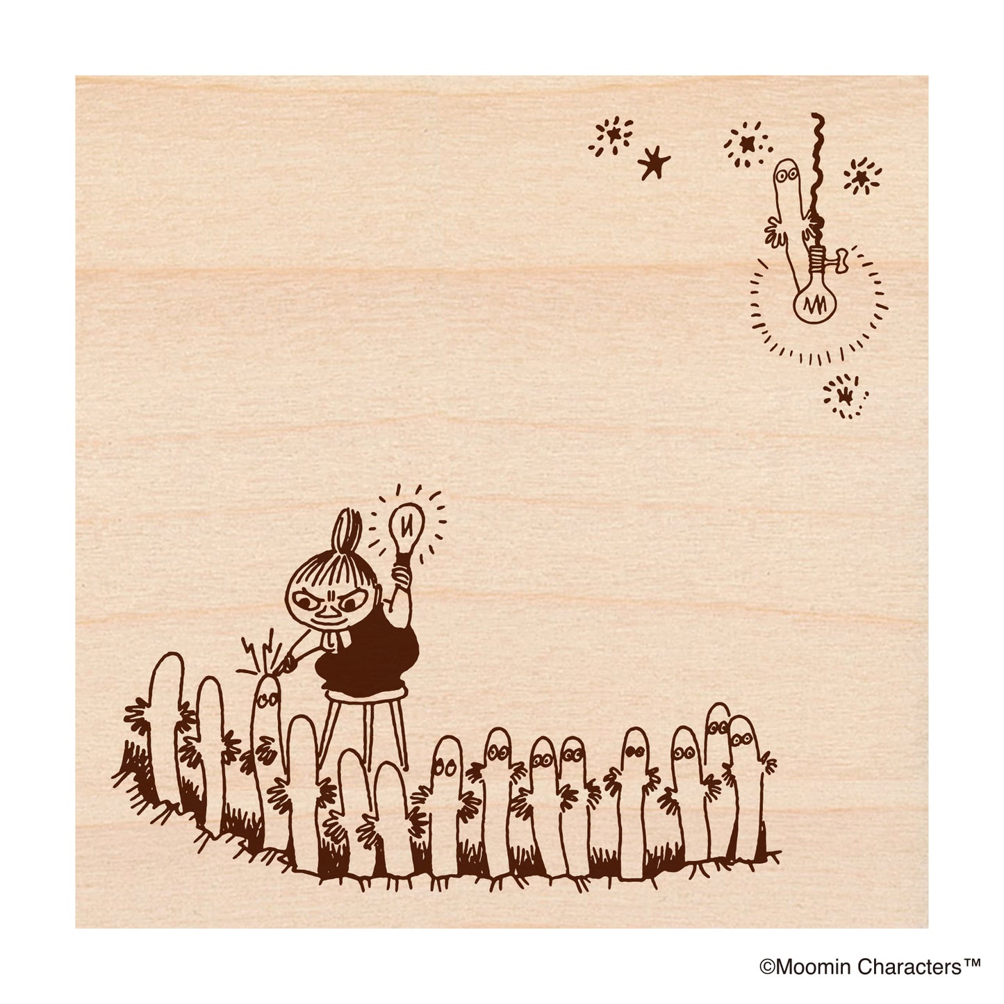 現貨｜Moomin Little My 日版 Beverly 木製 印章 印仔 (TSW-166)