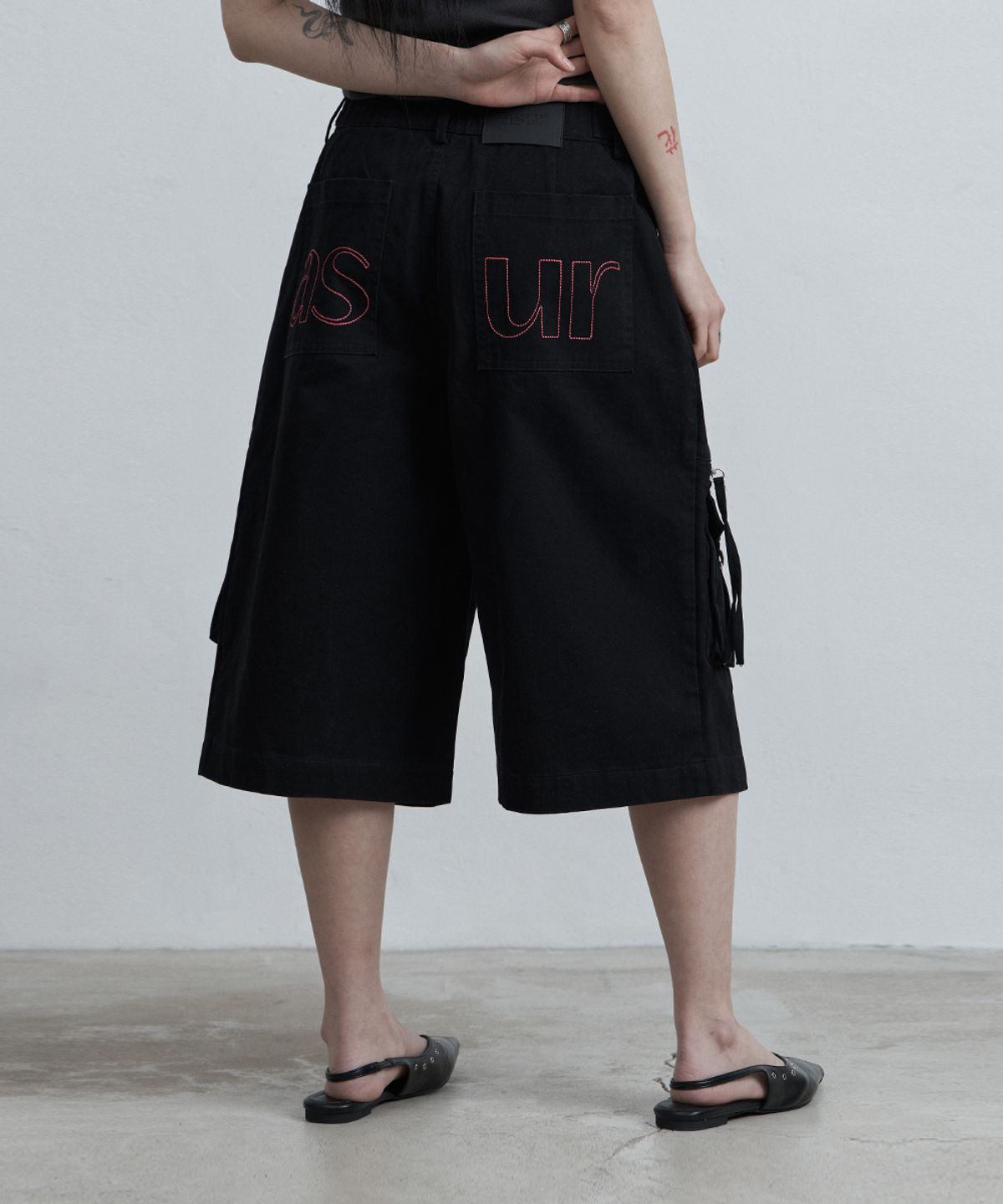 🇰🇷訂購｜asur 26SS｜Pintuck stitch Bermuda pants 3色 