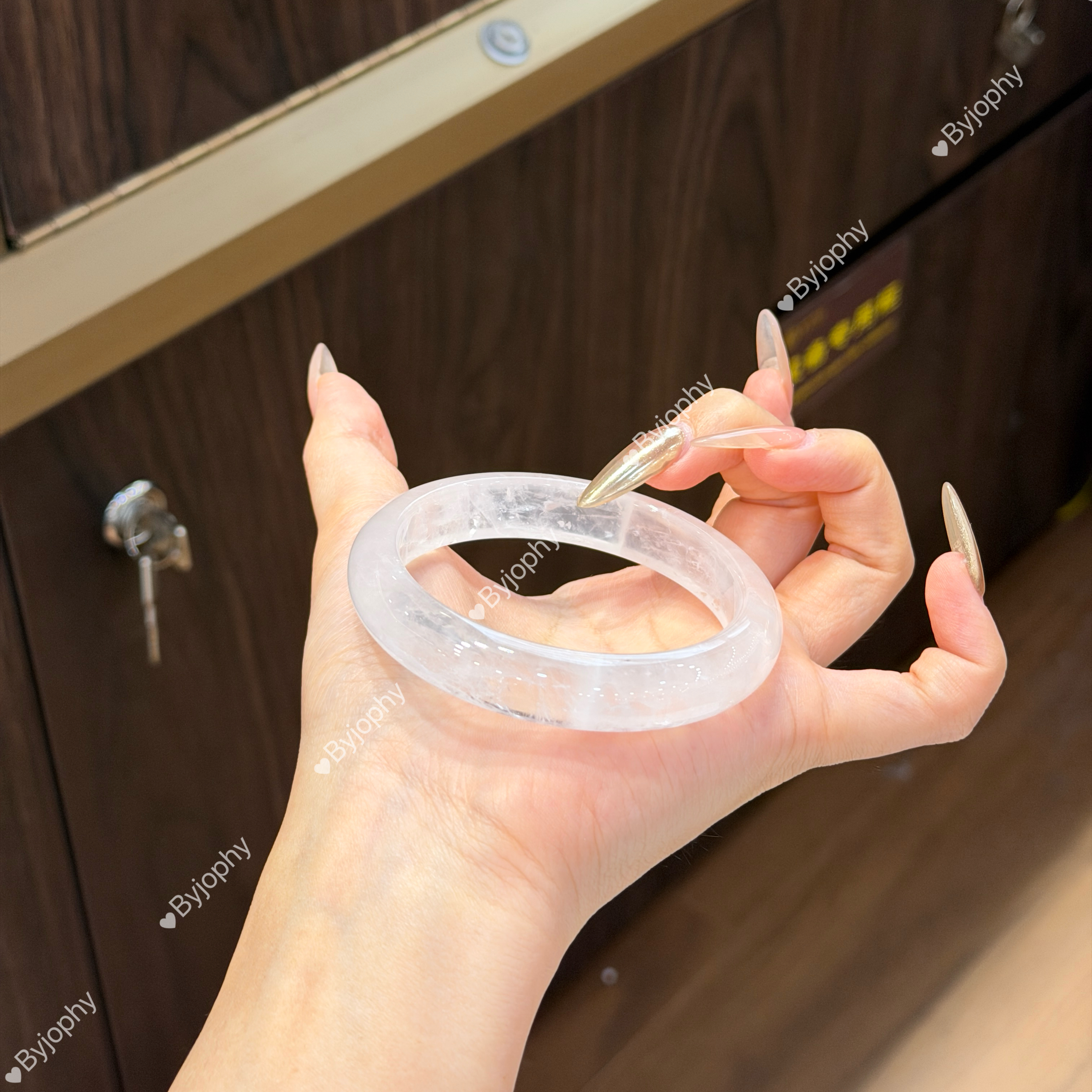 白月光水晶手镯