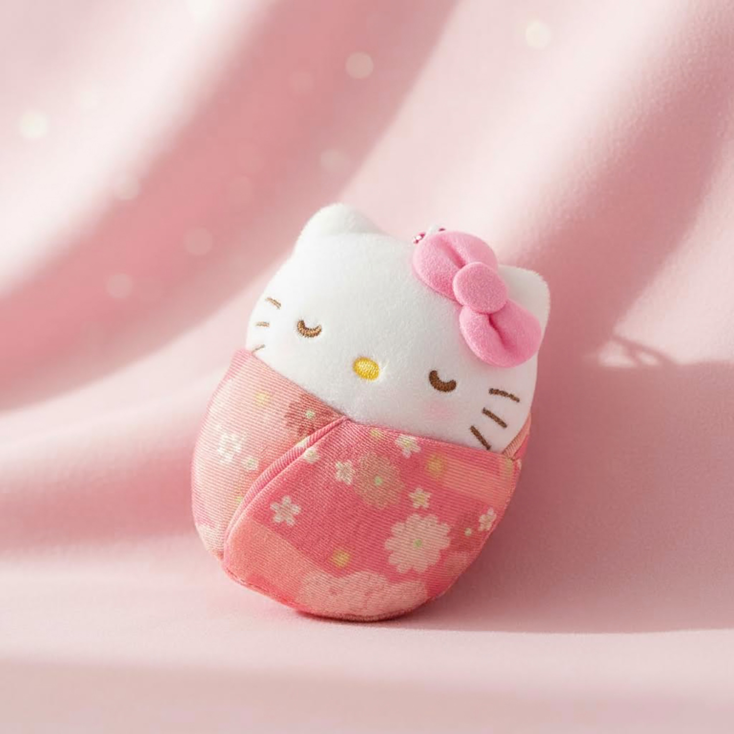 Sanrio - 公仔掛飾 (和式嬰兒Hello Kitty款)