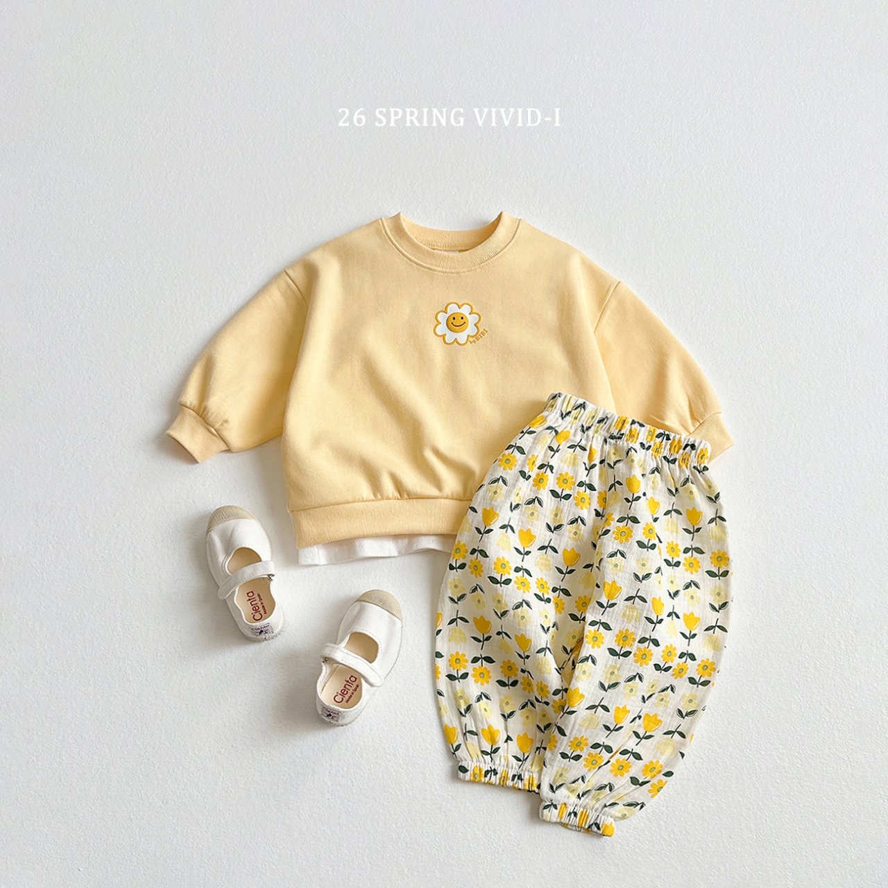 🌸預訂 韓國直送🌸🇰🇷VIVIDI九色創意圖案寬鬆束腳褲