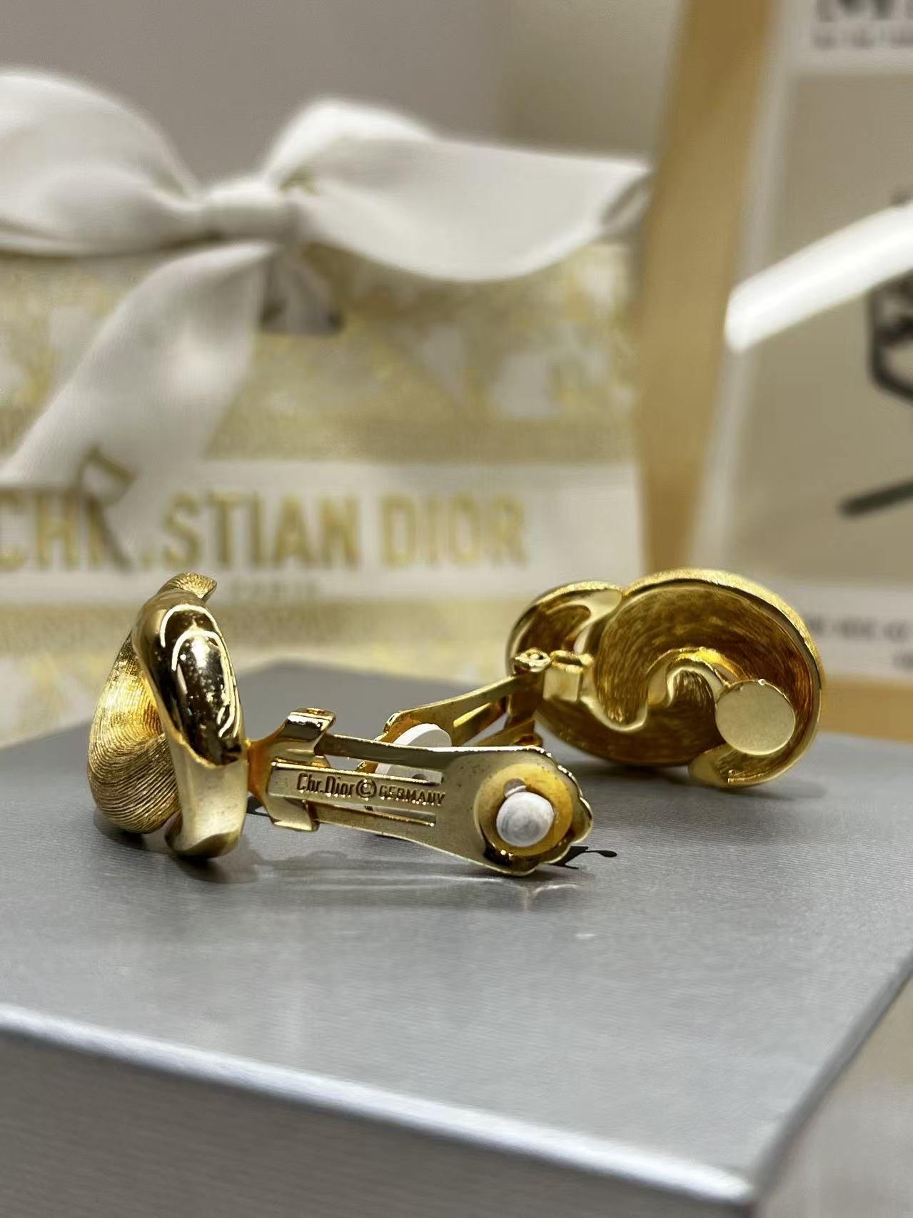 Christian Dior Vintage Love Knot Earrings