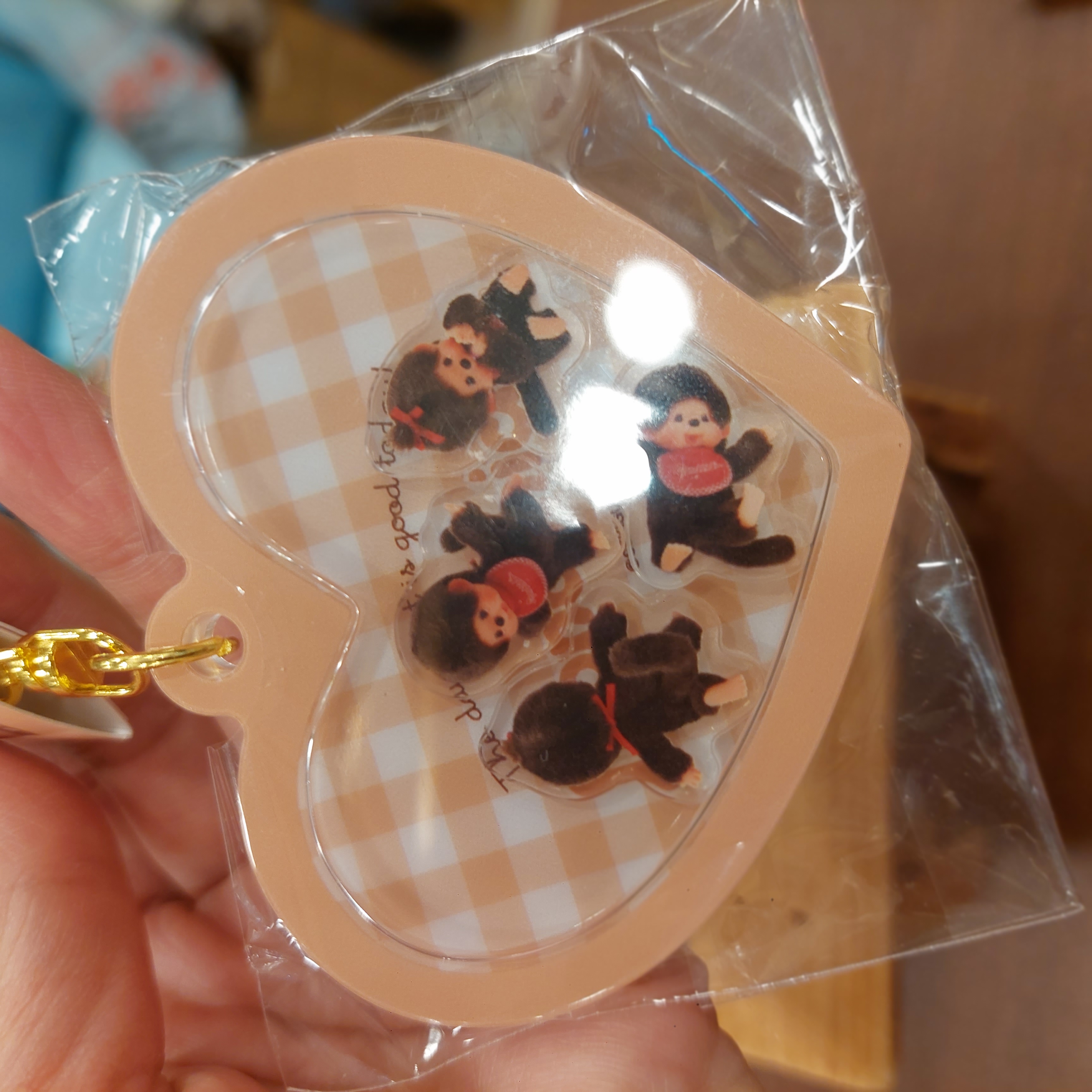 原裝日本 Monchhichi 亞加力 粒粒 匙扣 兩款選