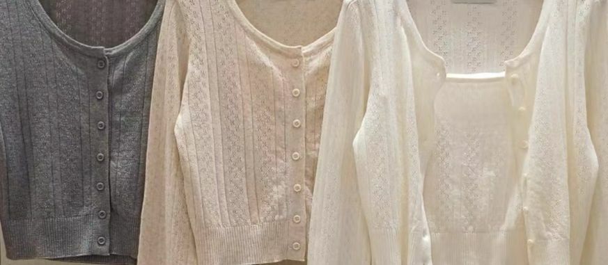 【上班/休閒】獨特壓花親膚套裝