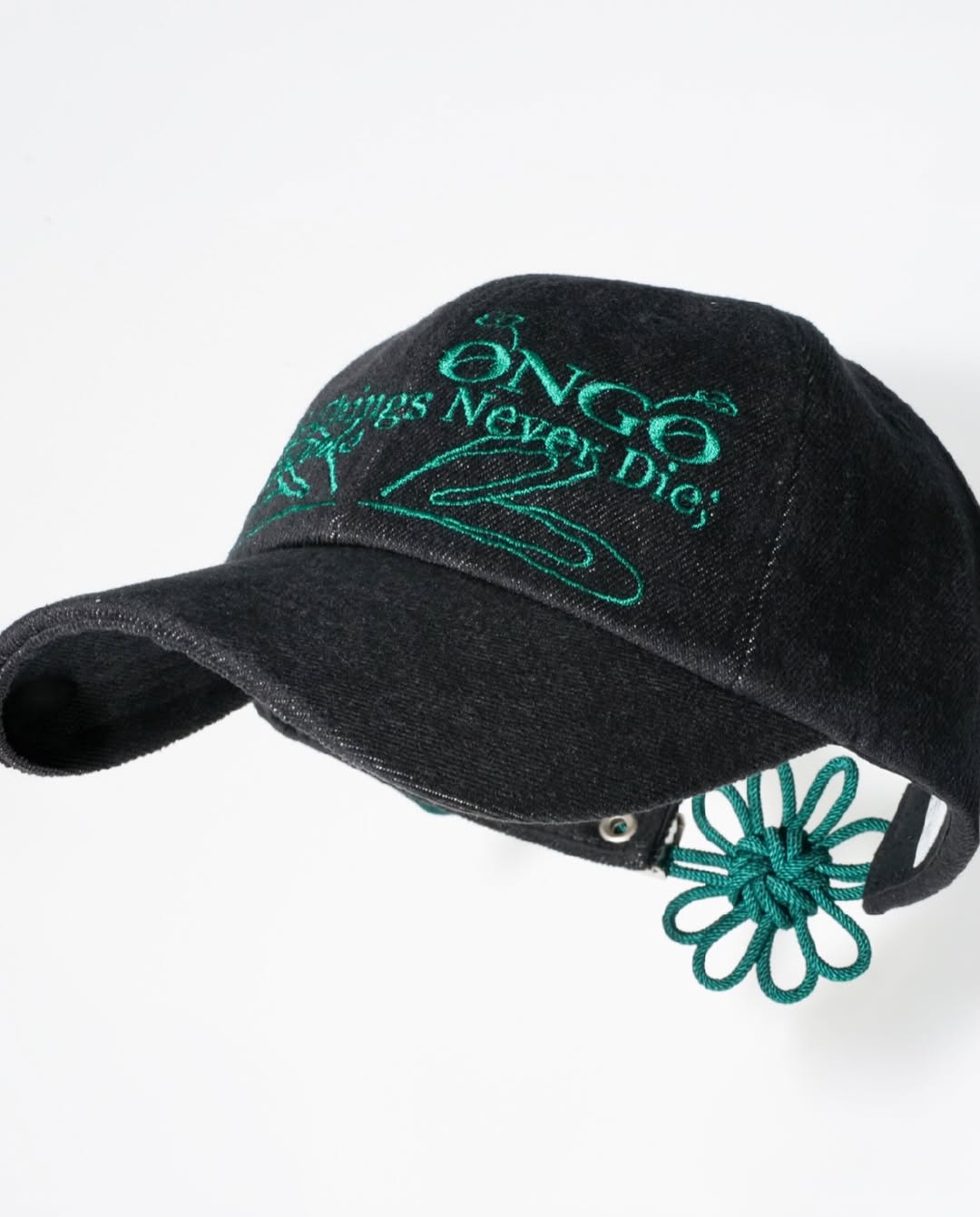 《Pre-Order》온고 ONGO old things never die Denim Flower Knot Cap 牛仔布帽子 (2026 Ver.)