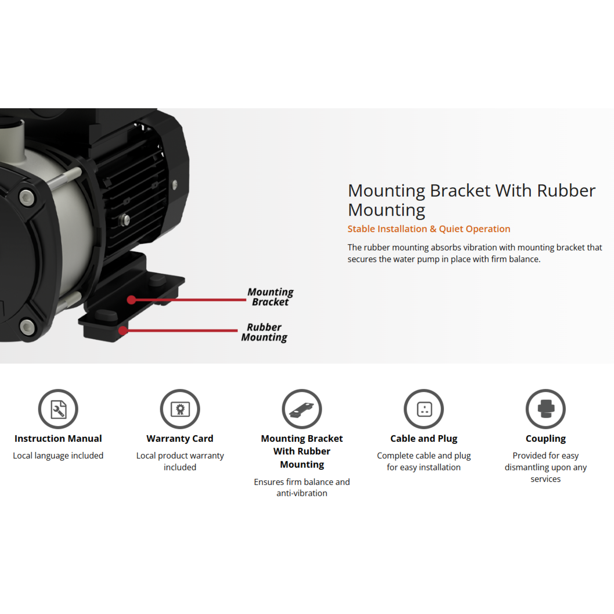 Joven Water Pump 1.75Hp Stainless Steel Automatic Water Pump (JHP 4-60)