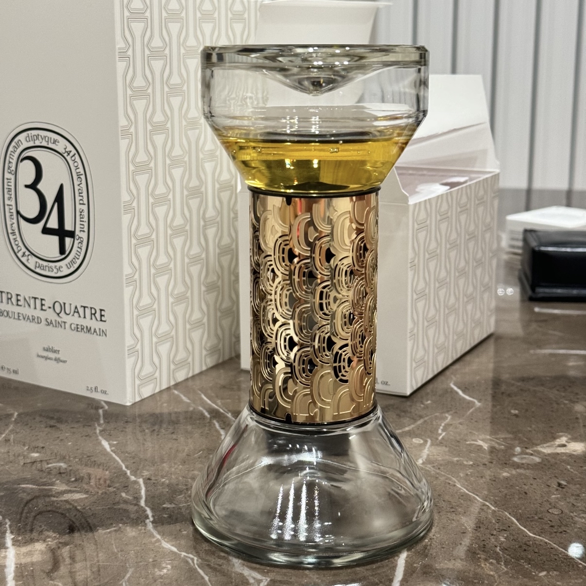 DIPTYQUE 34 BOULEVARD SAINT GERMAIN Hourglass Diffuser 聖日爾曼大道34號沙漏飄香座 室內擴香